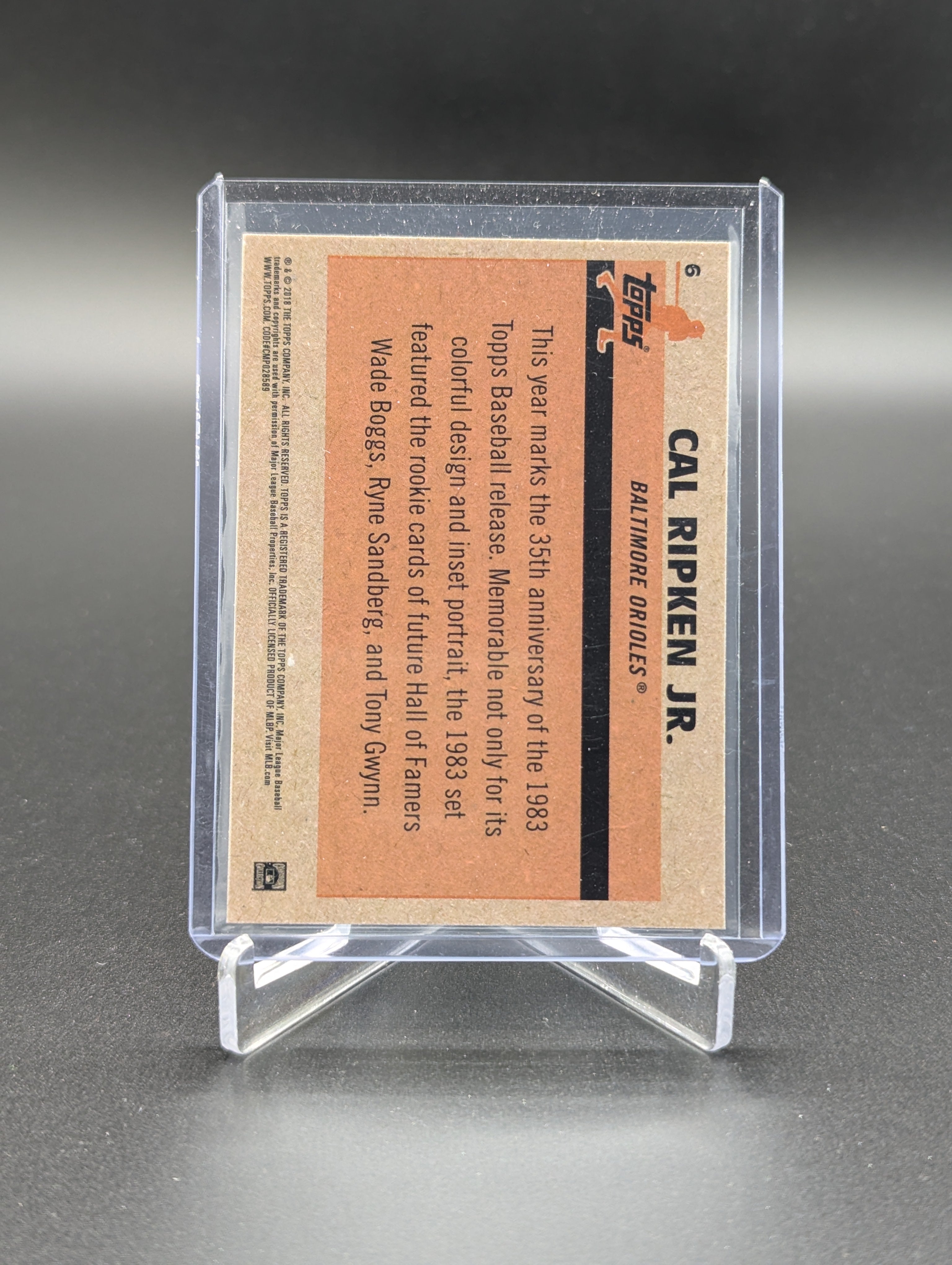 2018 Topps Chrome Silver Pack #6 Cal Ripken Jr Orioles