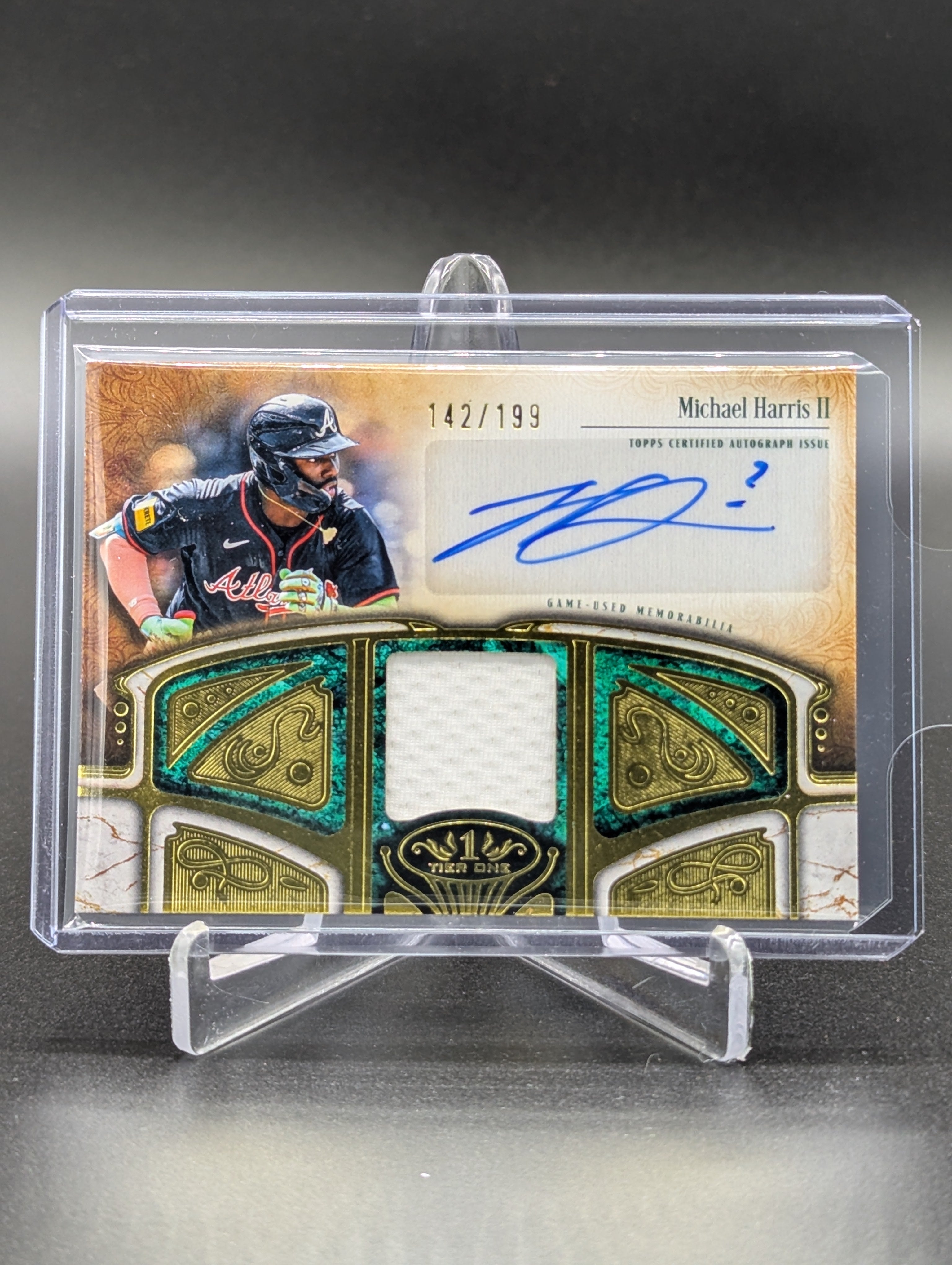 2026 Topps Tier One Autograph Relics /199 #AT1R-MH Michael Harris II