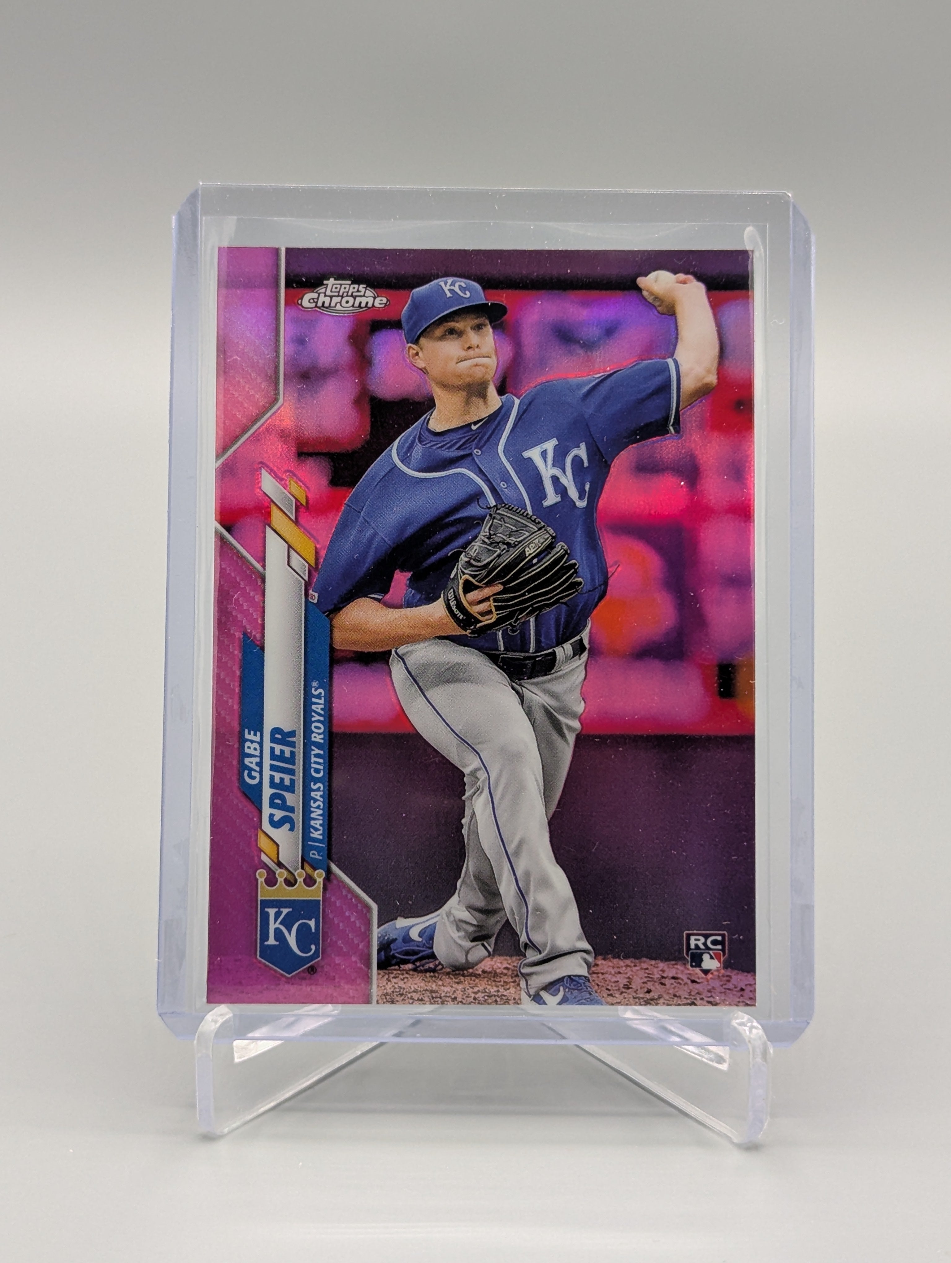 2020 Topps Chrome Update Pink Refractor #U-49 Gabe Speier RC Royals