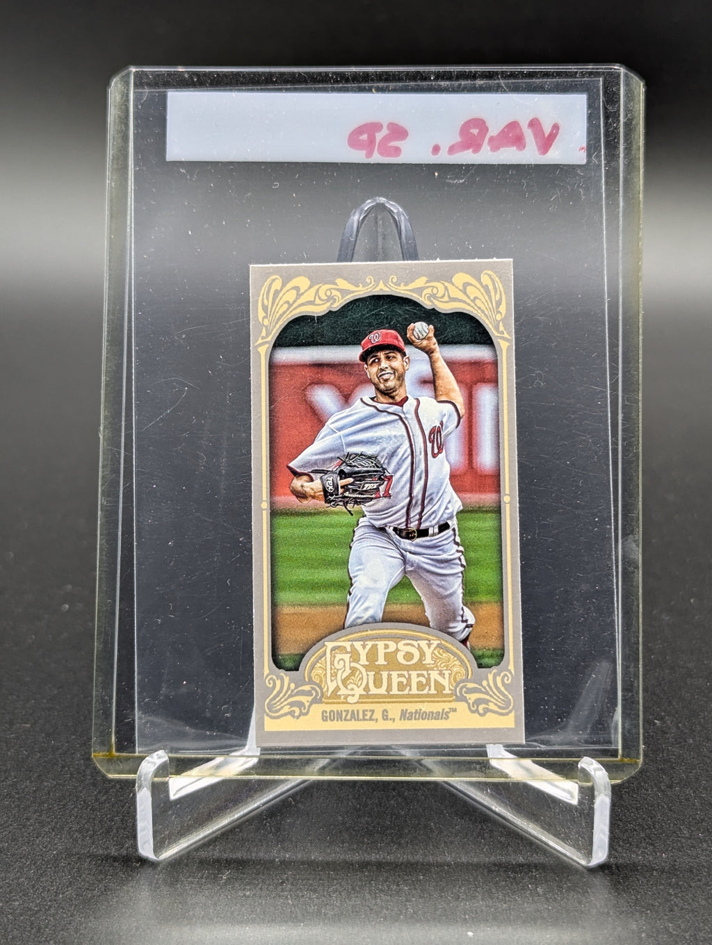 2012 Topps Gypsy Queen Mini Image Variation #289 Gio Gonzalez Nationals