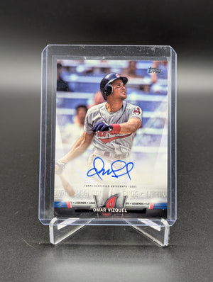 2018 Topps Legends Auto #SA-OV Omar Vizquel Indians