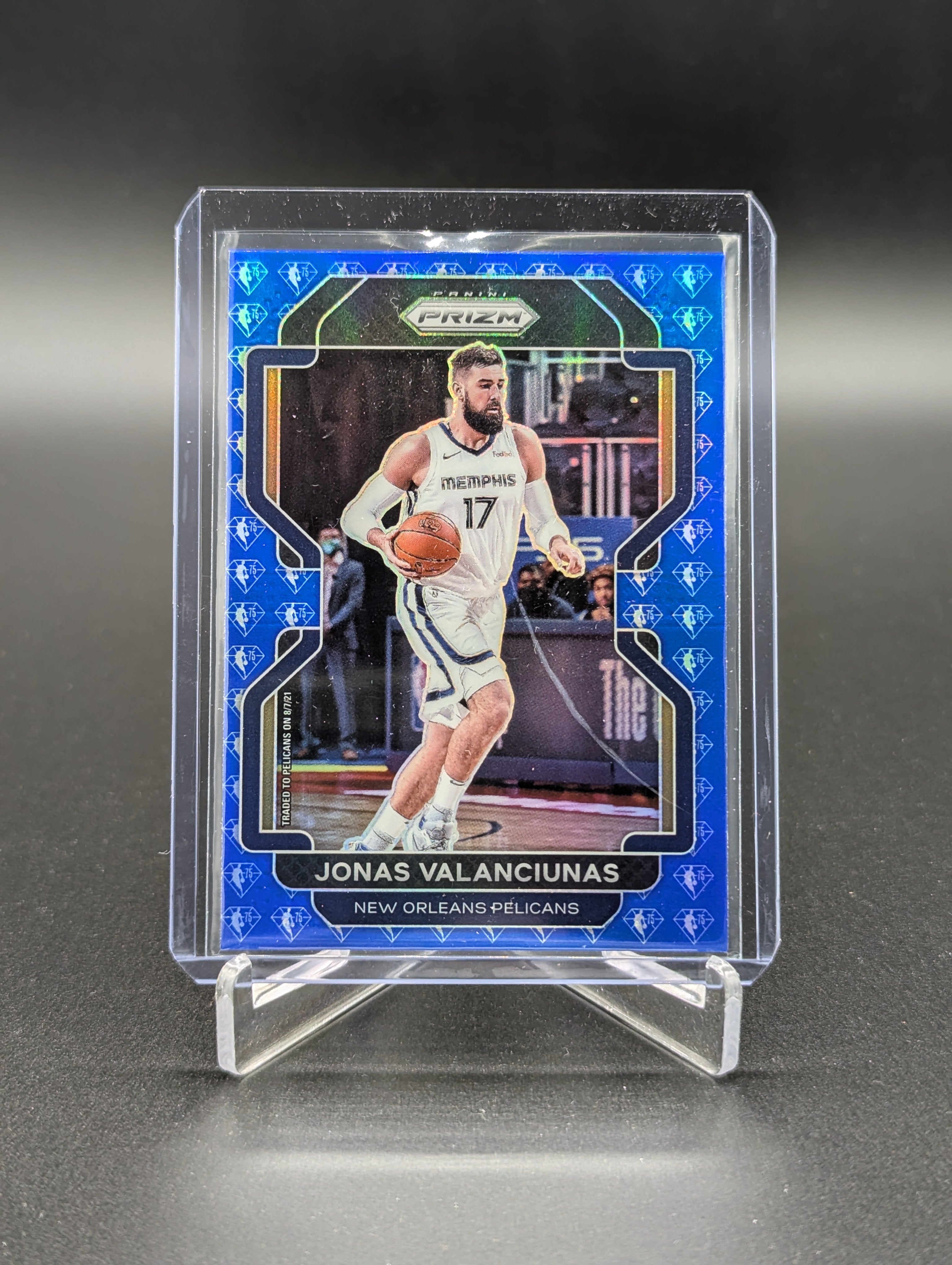 2021-22 Panini Prizm NBA 75th Prizm #62 Jonas Valanciunas Pelicans