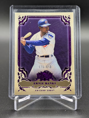 2013 Topps Triple Threads Amethyst #84 Ernie Banks #/650 Cubs