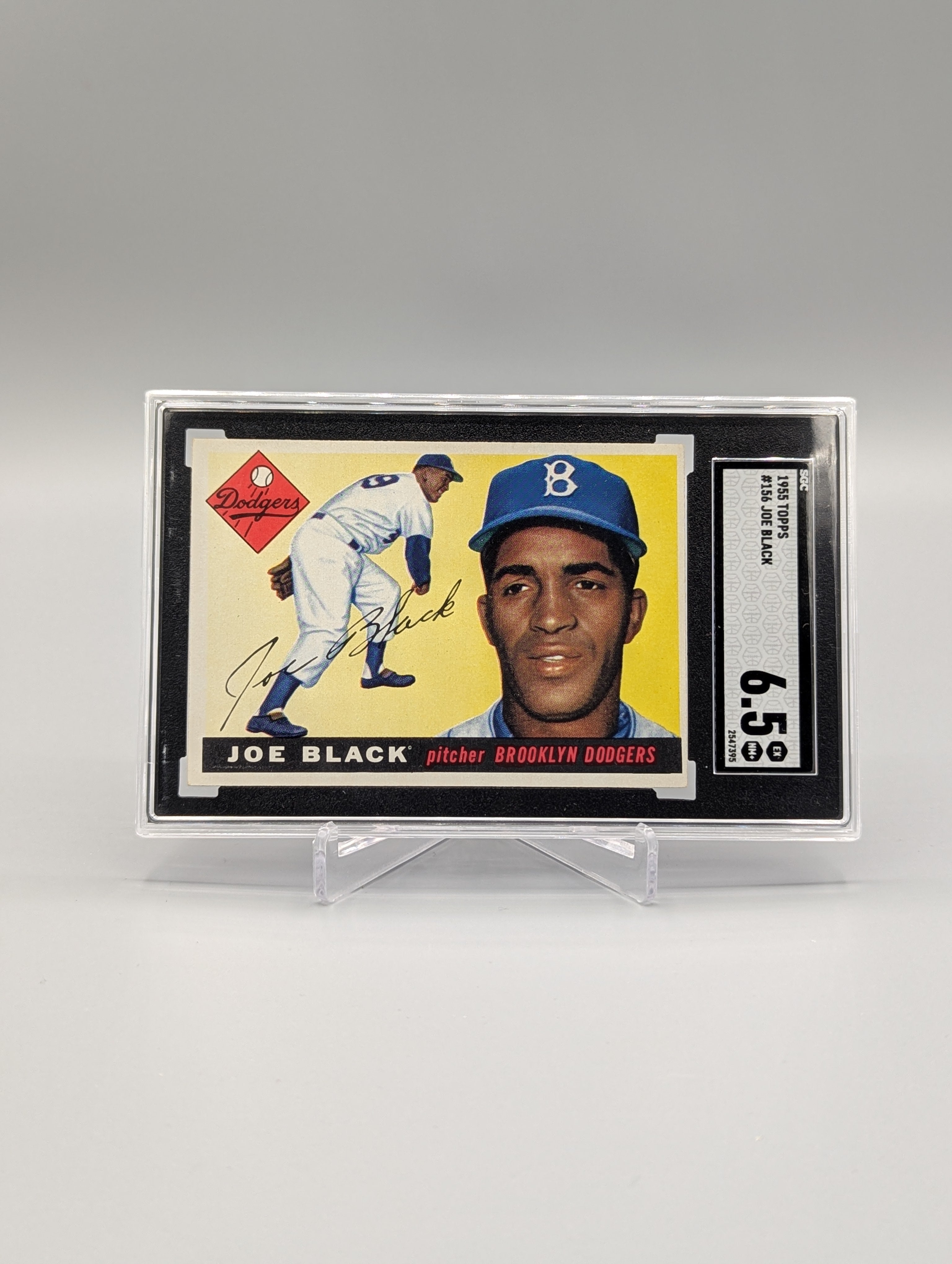 1955 Topps #156 Joe Black SGC 6.5 EX-NM+ Dodgers