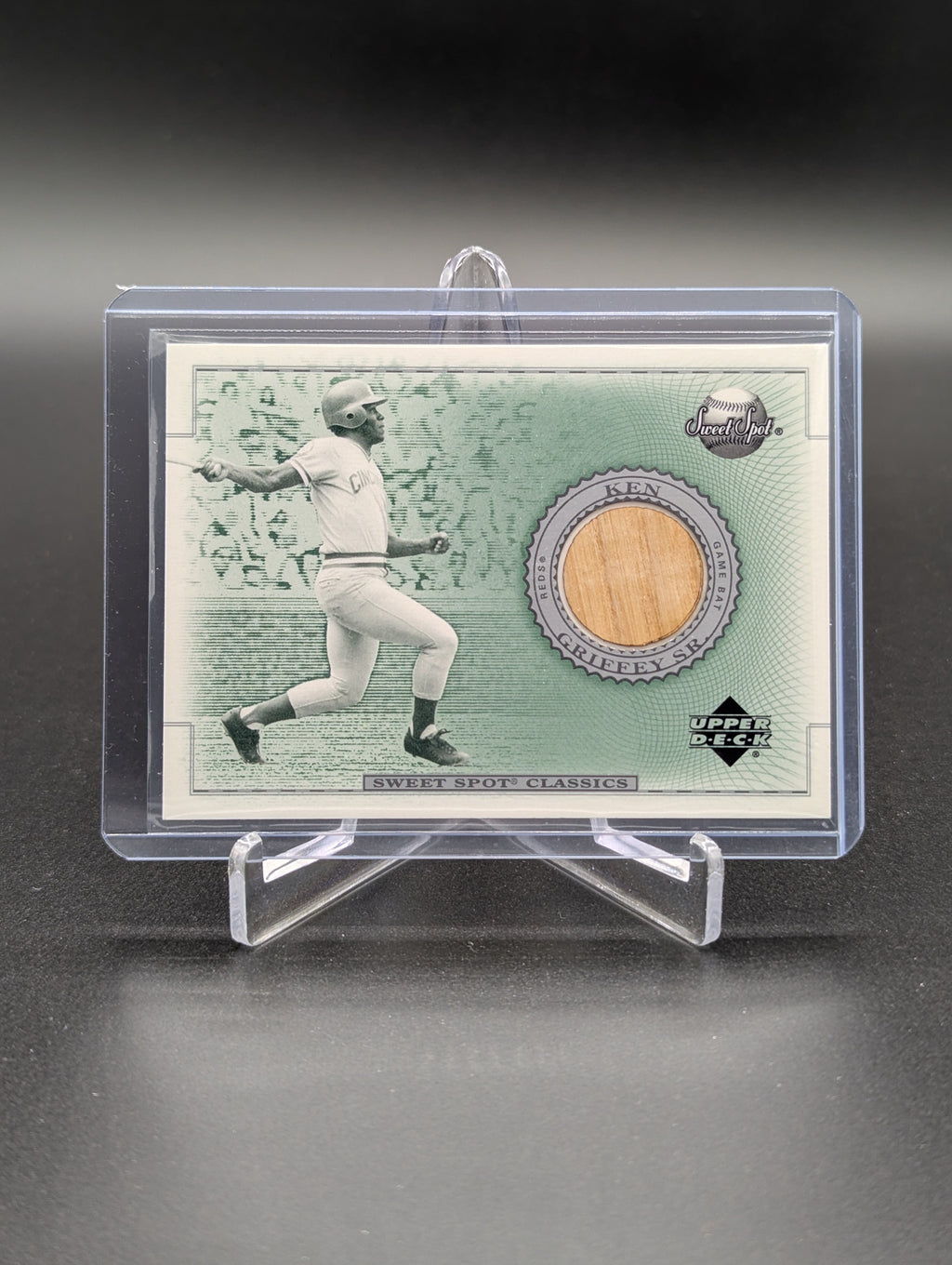 2002 UD Sweet Spot Classics Game Used #B-KG Ken Griffey Sr Reds