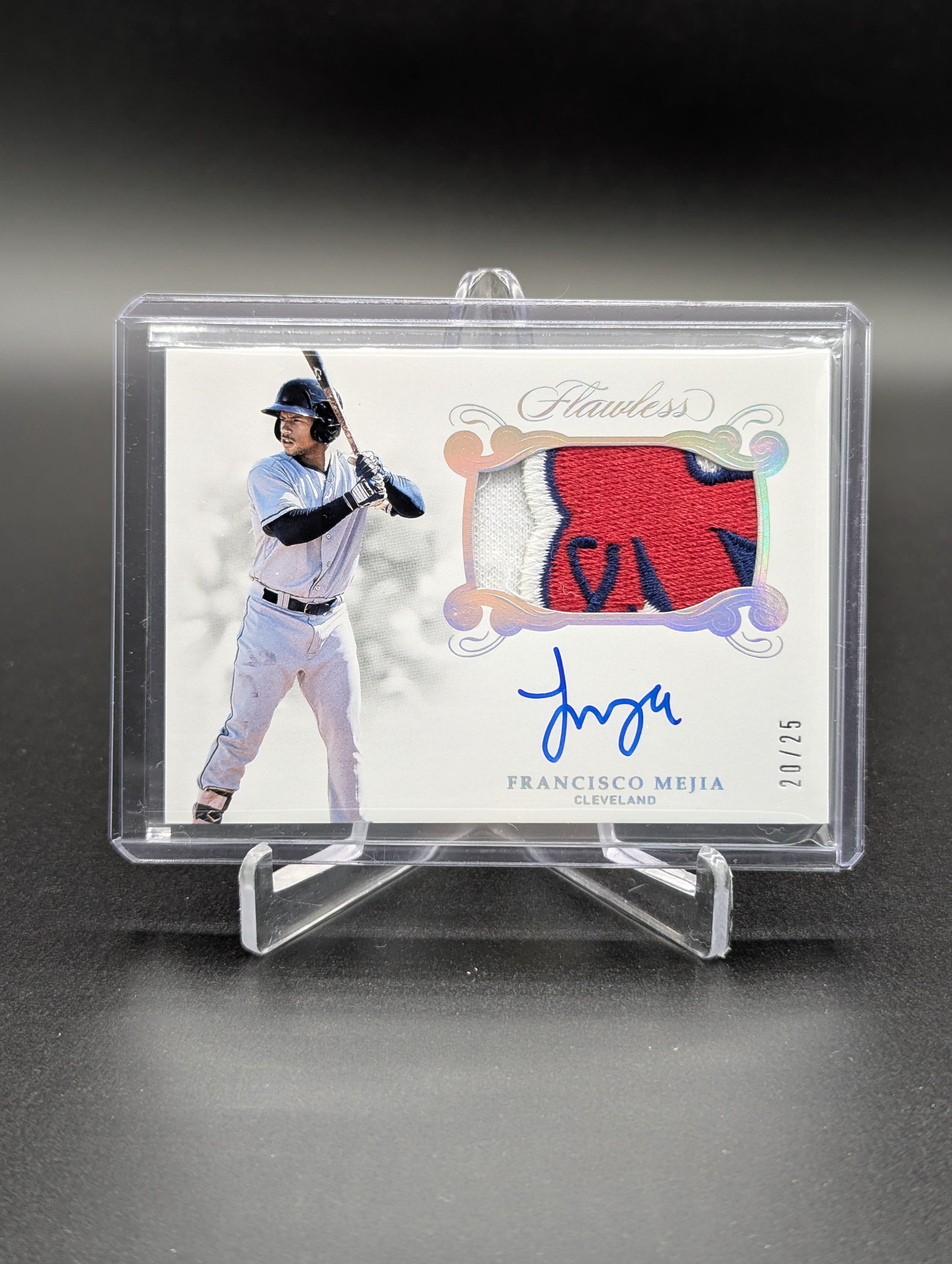 2018 Flawless RPA #RPA-FM Francisco Mejia RC #/25 Chief Wahoo