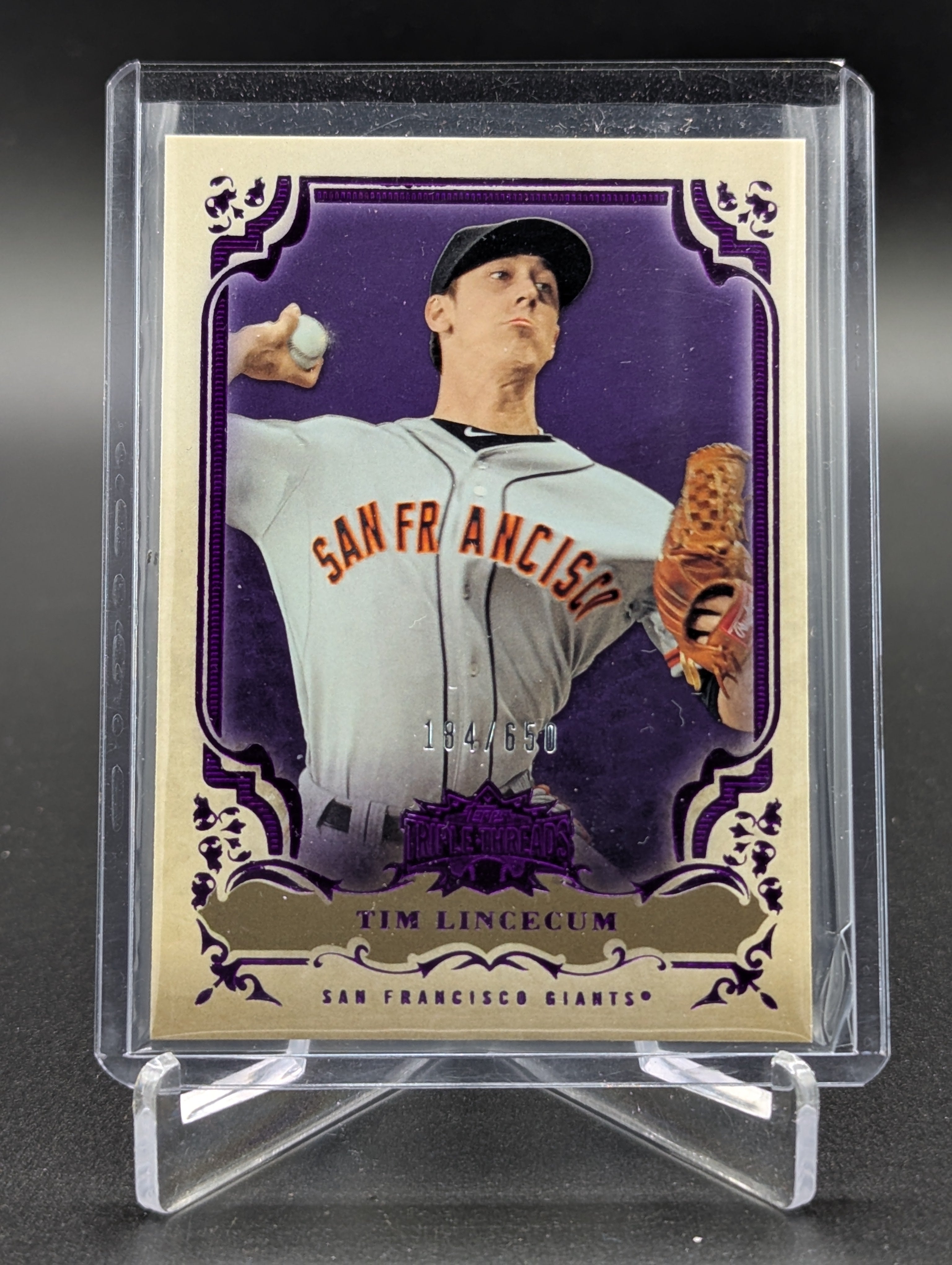 2013 Topps Triple Threads Amethyst #54 Tim Lincecum #/650 Giants