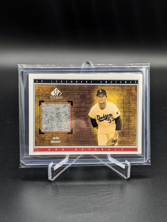 2002 SP Legendary #S-DDr Don Drysdale Game Used Relic Dodgers