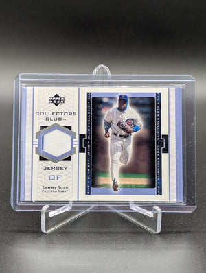 2002 Upper Deck Collectors Club Jersey #SS-J Sammy Sosa Cubs