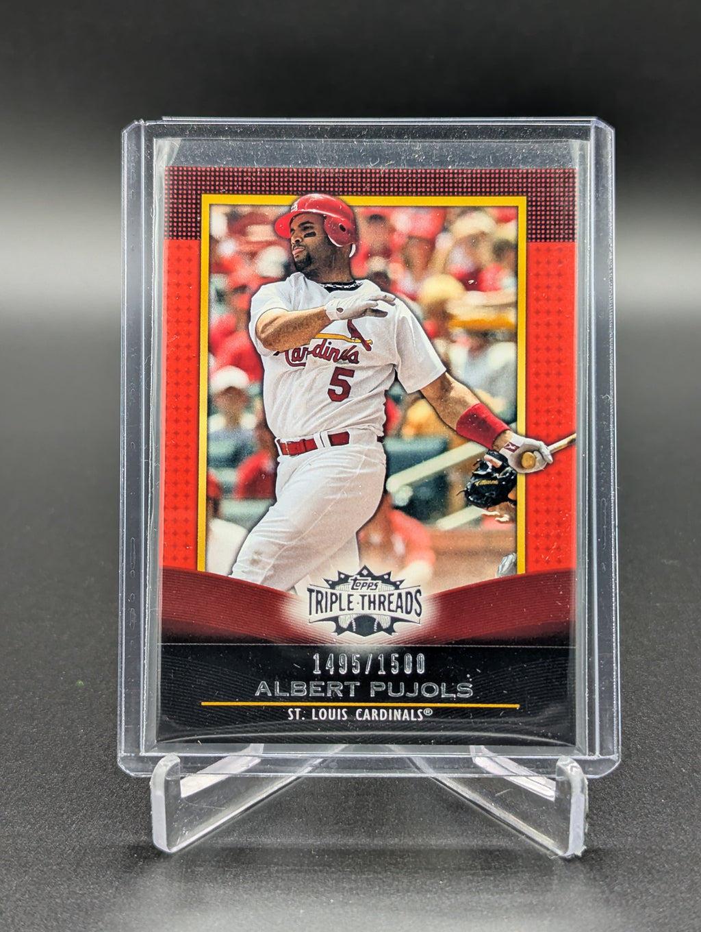 2011 Topps Triple Threads /1500 #5 Albert Pujols Cardinals