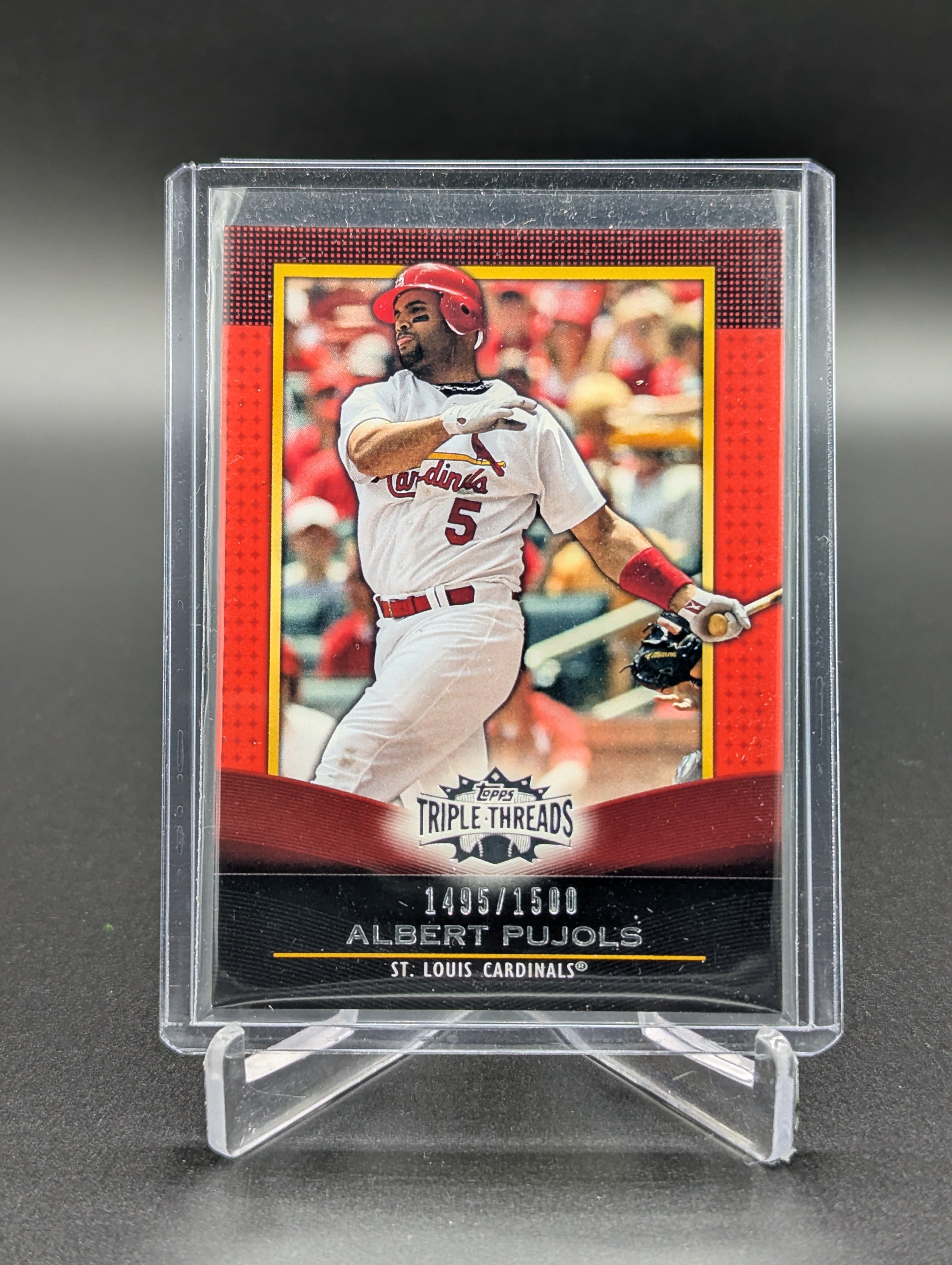 2011 Topps Triple Threads /1500 #5 Albert Pujols Cardinals