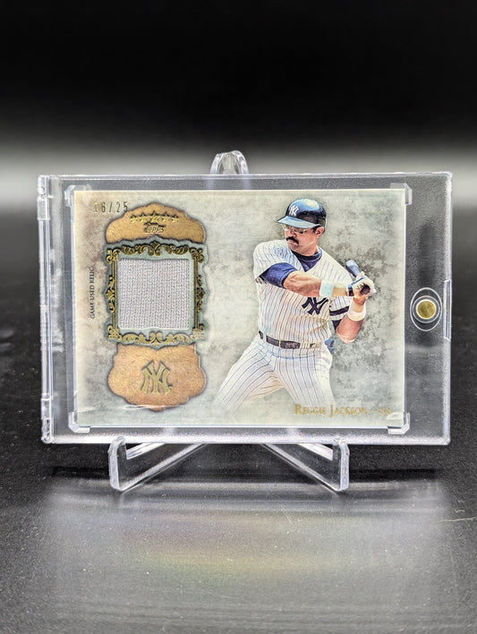 2013 Topps Five Star Legend Relic #FSLR-RJ Reggie Jackson #/25 Yankees