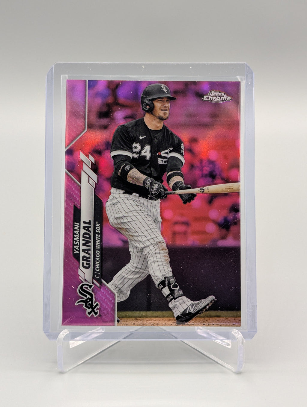 2020 Topps Chrome Update Pink Refractor #U-9 Yasmani Grandal White Sox