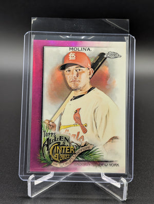 2022 Topps Allen & Ginter Chrome Magenta /199 #1 Yadier Molina Cardinals