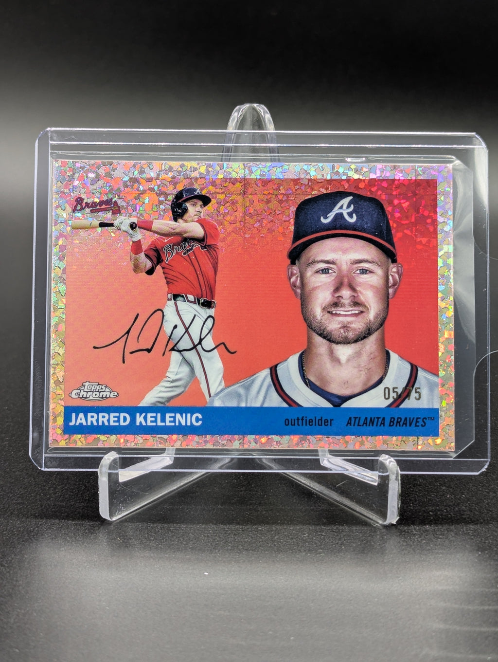 2025 Topps Chrome Platinum Mini Diamond /75 #118 Jarred Kelenic