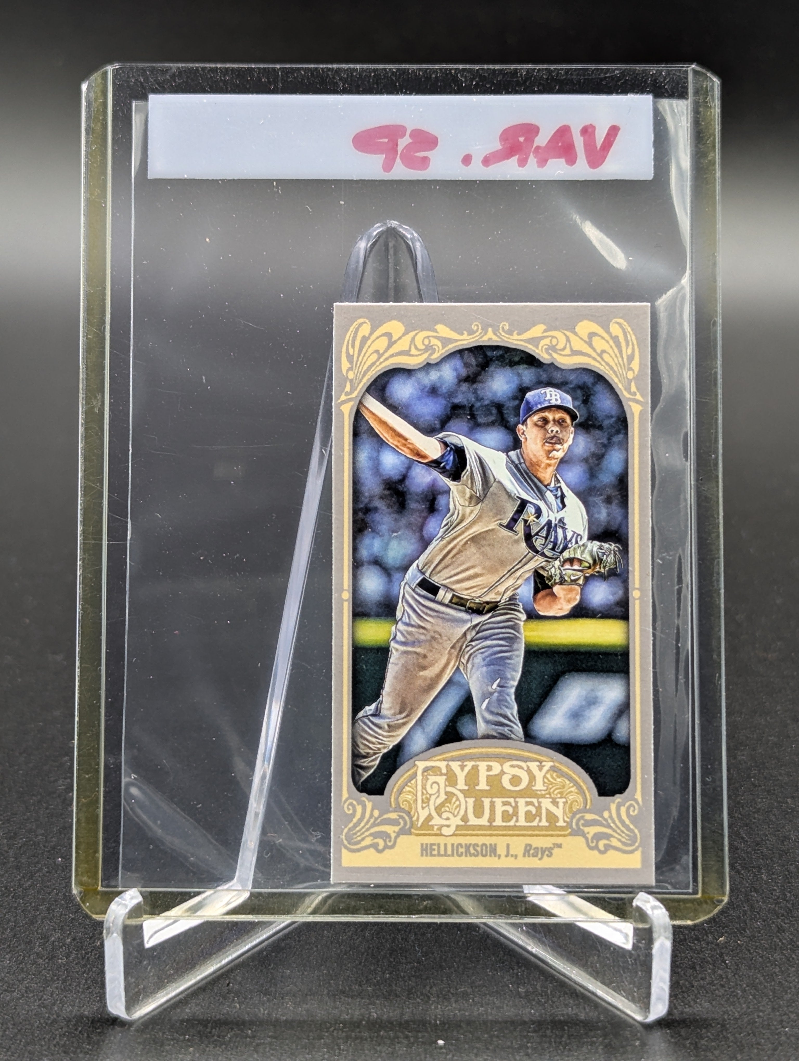 2012 Topps Gypsy Queen Mini Image Variation #181 Jeremy Hellickson