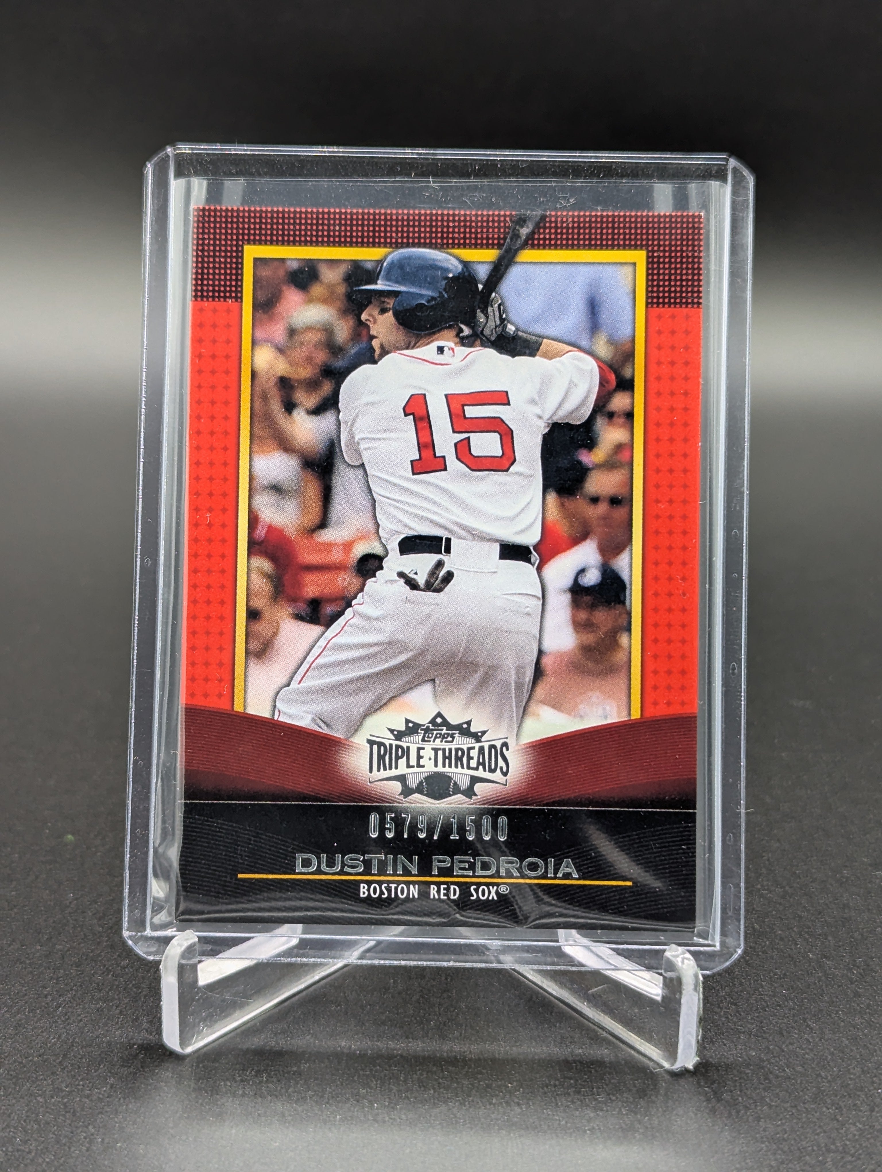 2011 Topps Triple Threads /1500 #9 Dustin Pedroia Red Sox