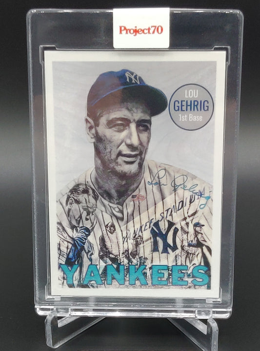 Topps Project 70 Lou Gehrig By Lauren Taylor