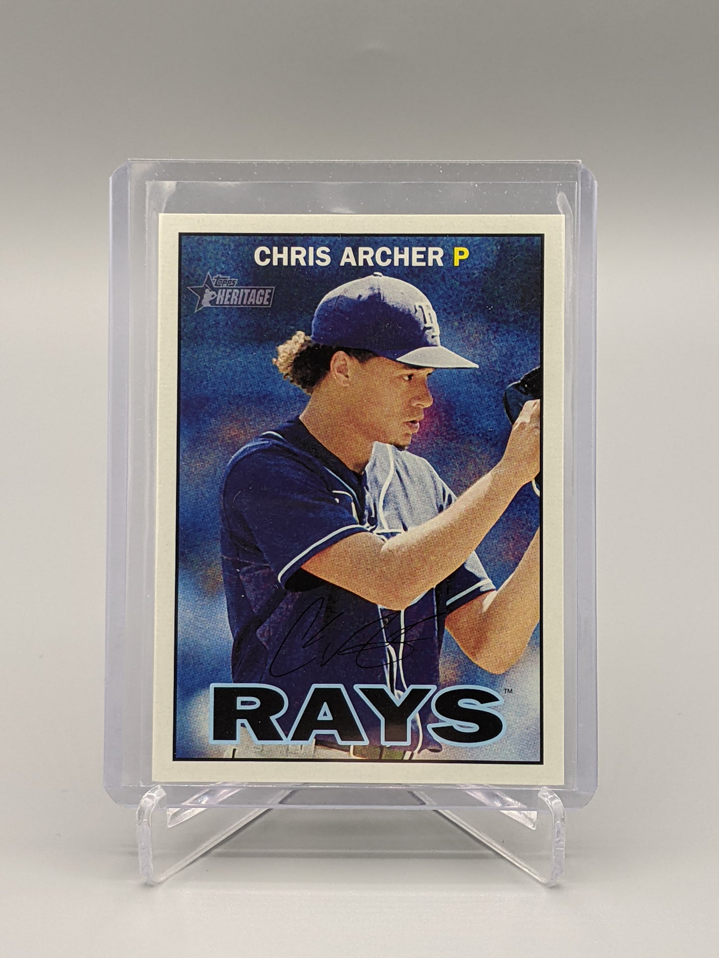 2016 Topps Heritage SP #435 Chris Archer Rays