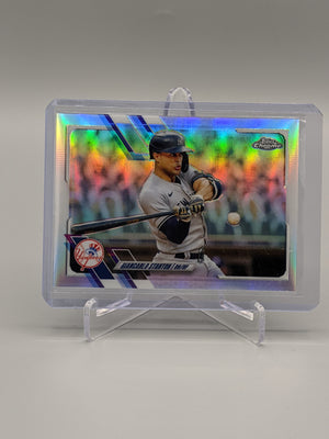 2021 Topps Chrome Refractor #54 Giancarlo Stanton Yankees