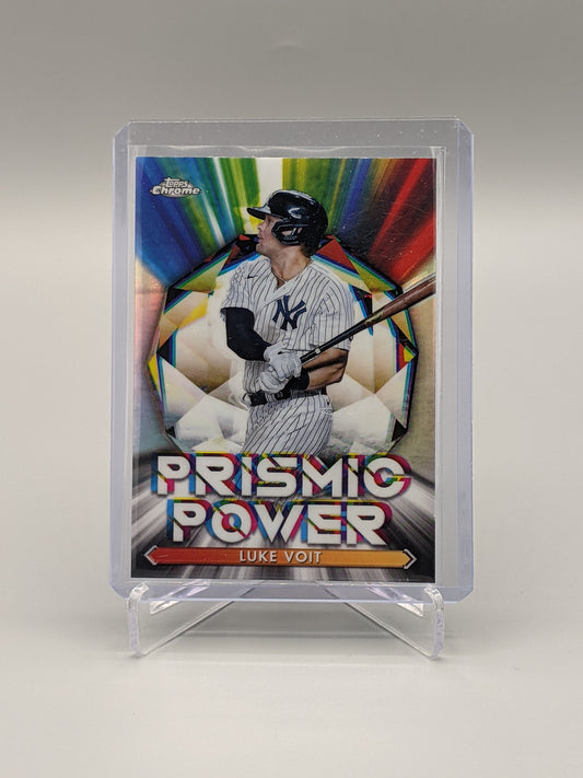 2021 Topps Chrome Prismic Power #PP-10 Luke Voit Yankees