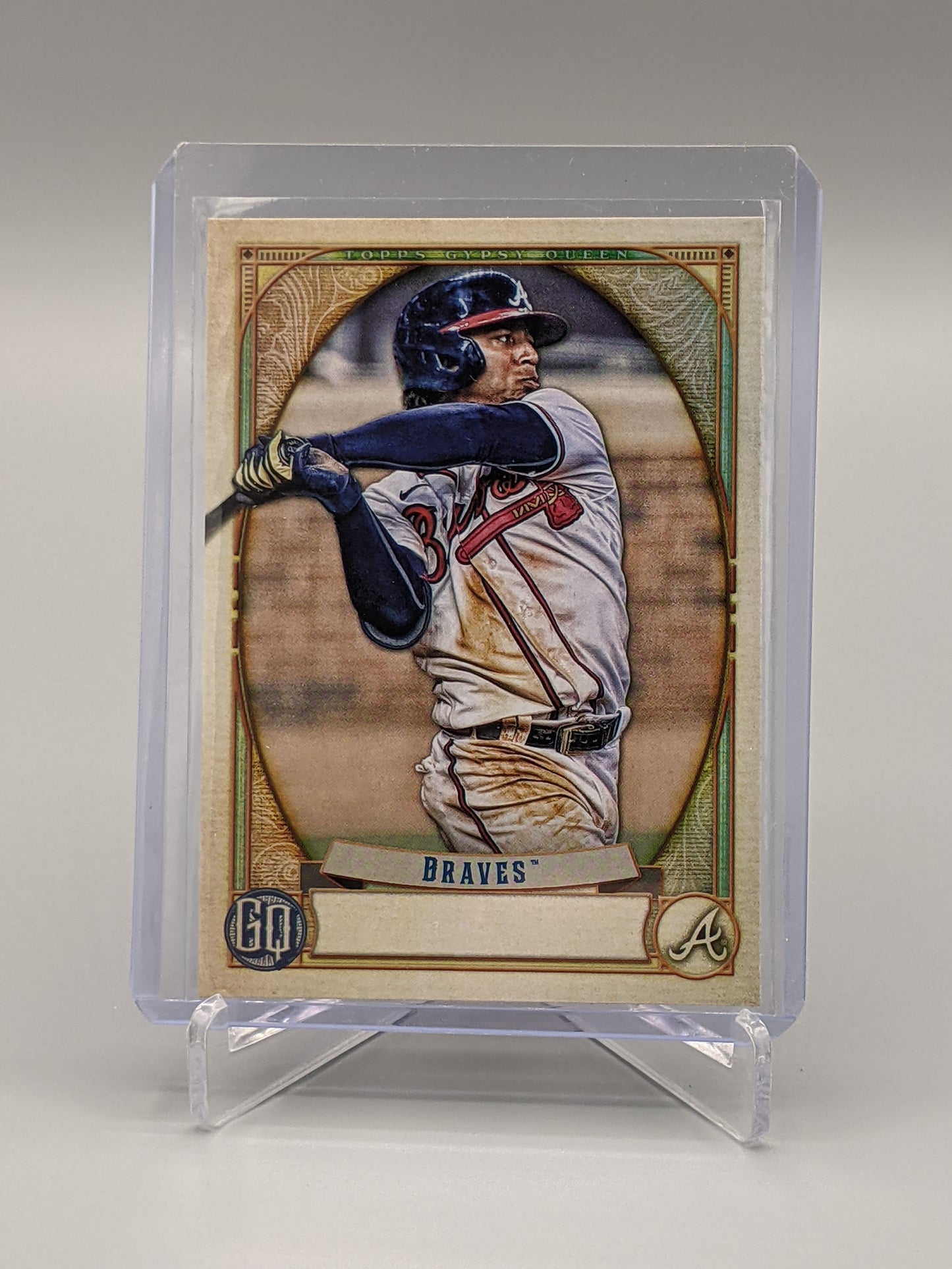 2021 Topps Gypsy Queen Missing Nameplate #267 Ozzie Albies Braves