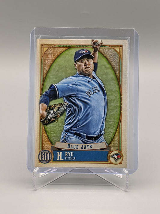 2021 Topps Gypsy Queen Bazooka Back #GQ-98 H. Ryu Blue Jays