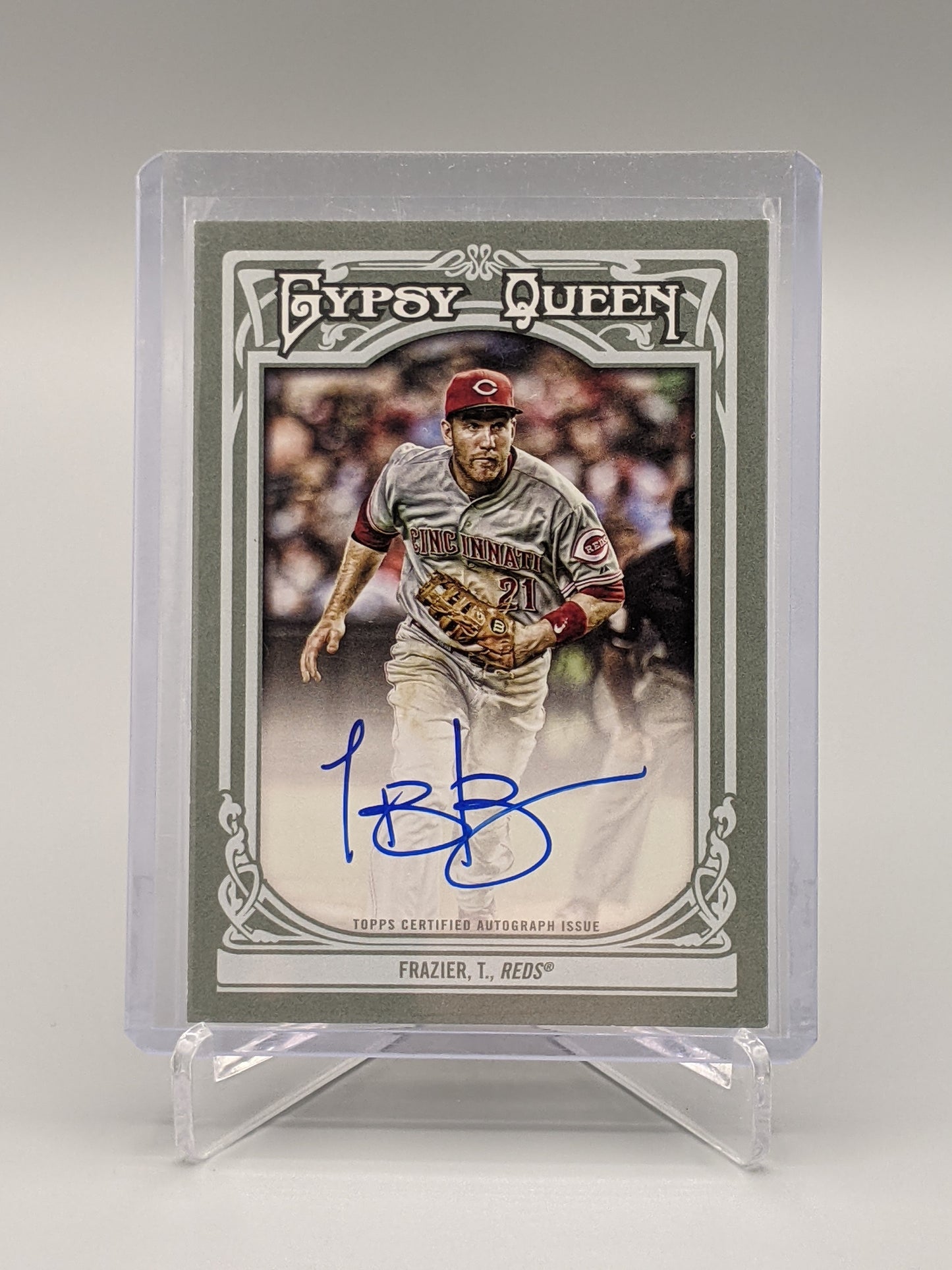 2013 Topps Gypsy Queen Todd Frazier Auto Reds