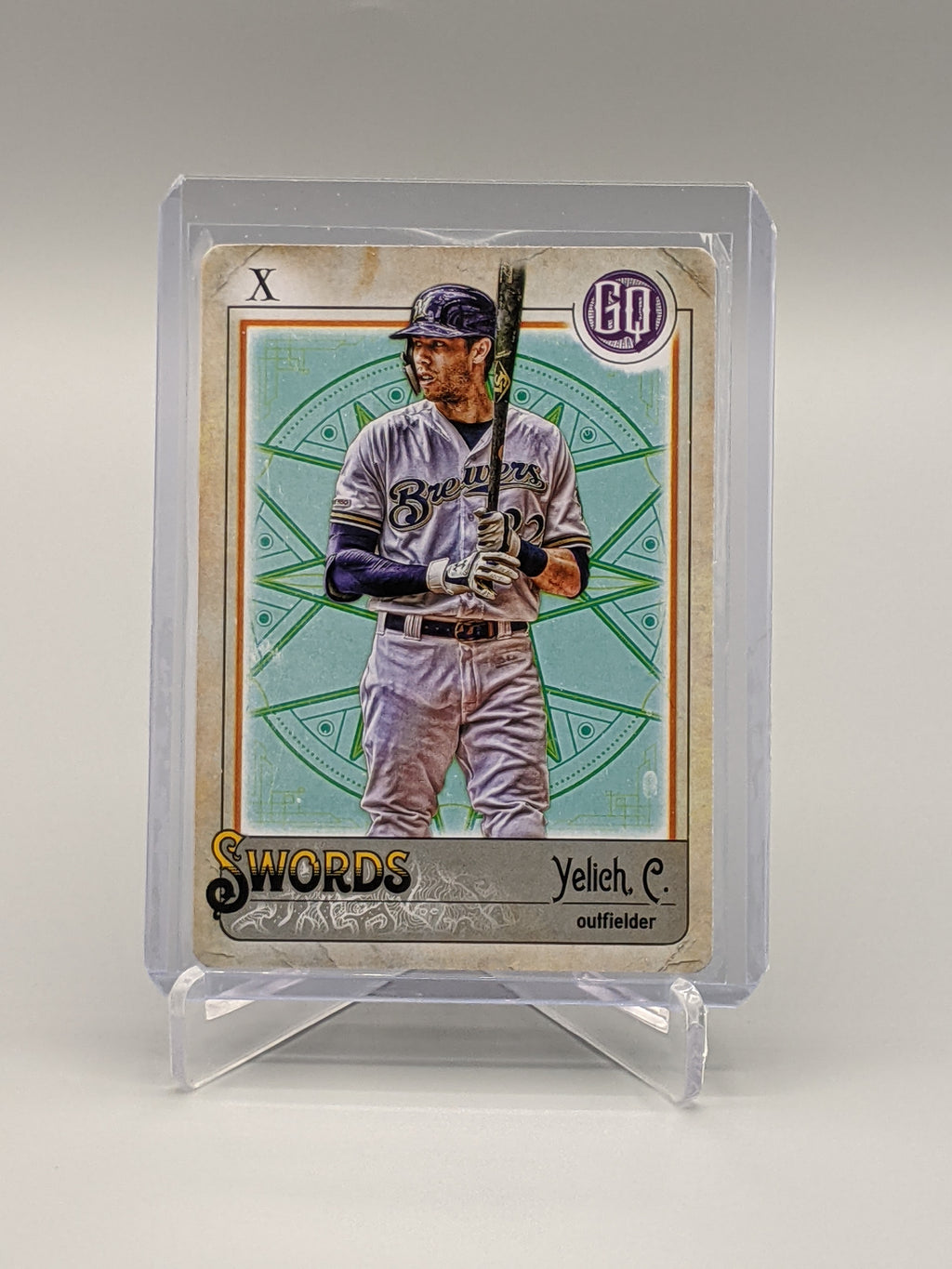 2021 Topps Gypsy Queen Tarot of the Diamond #9 Christian Yelich Brewers