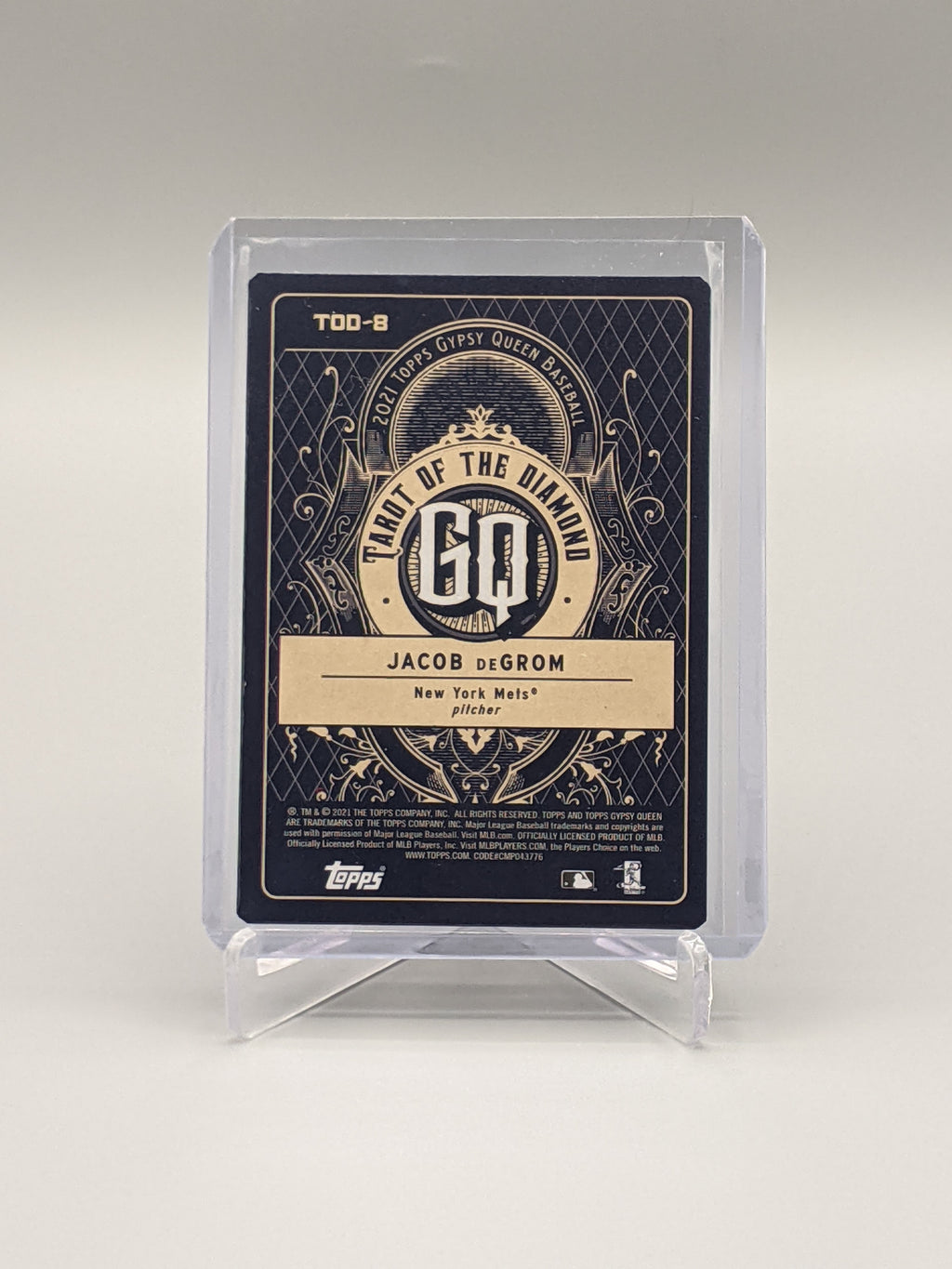 2021 Topps Gypsy Queen Tarot of the Diamond #8 Jacob DeGrom Mets