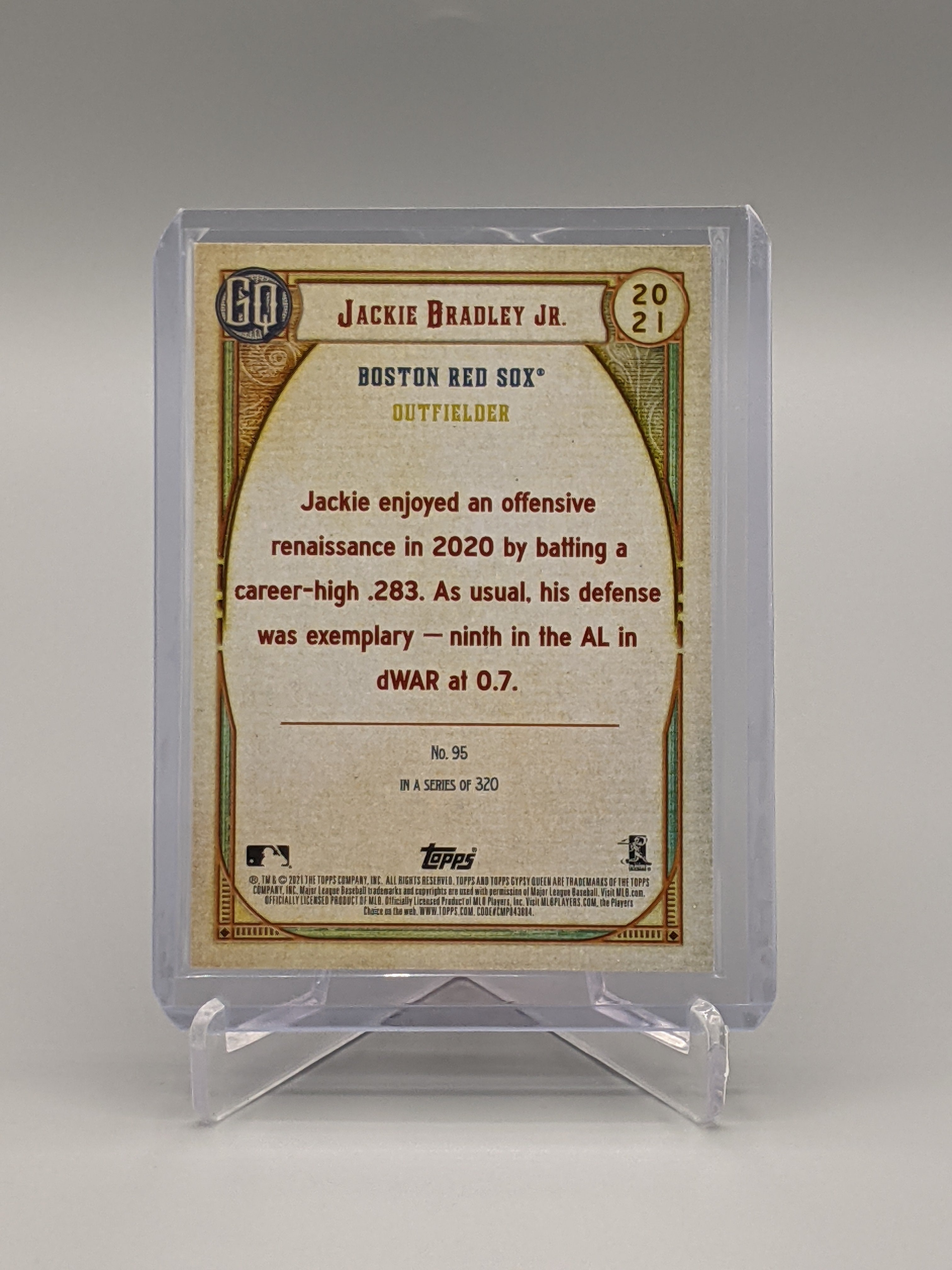 2021 Topps Gypsy Queen Chrome #95 Jackie Bradley Jr Astros