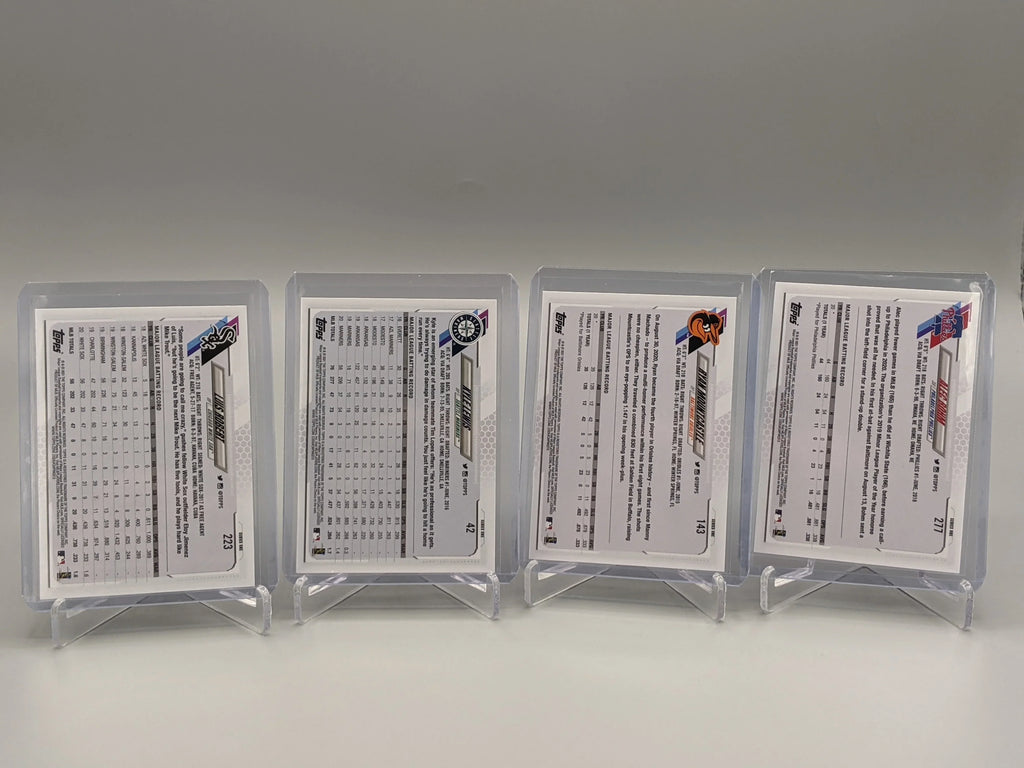 2021 Topps RC Cup Lot Robert, Lewis, Mountcastle, Bohm