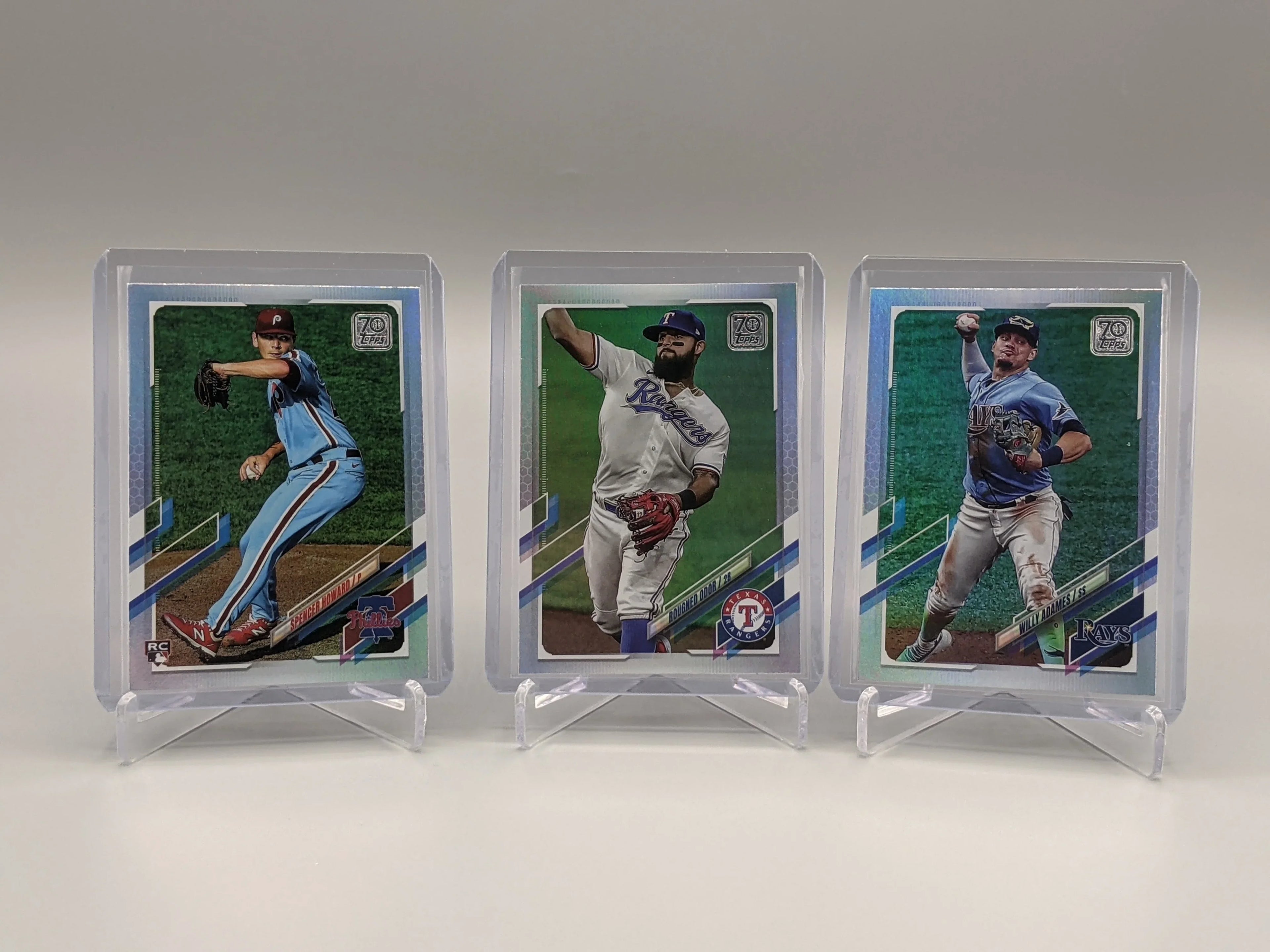 2021 Topps Rainbow Foil Lot Howard, Odor, Adames