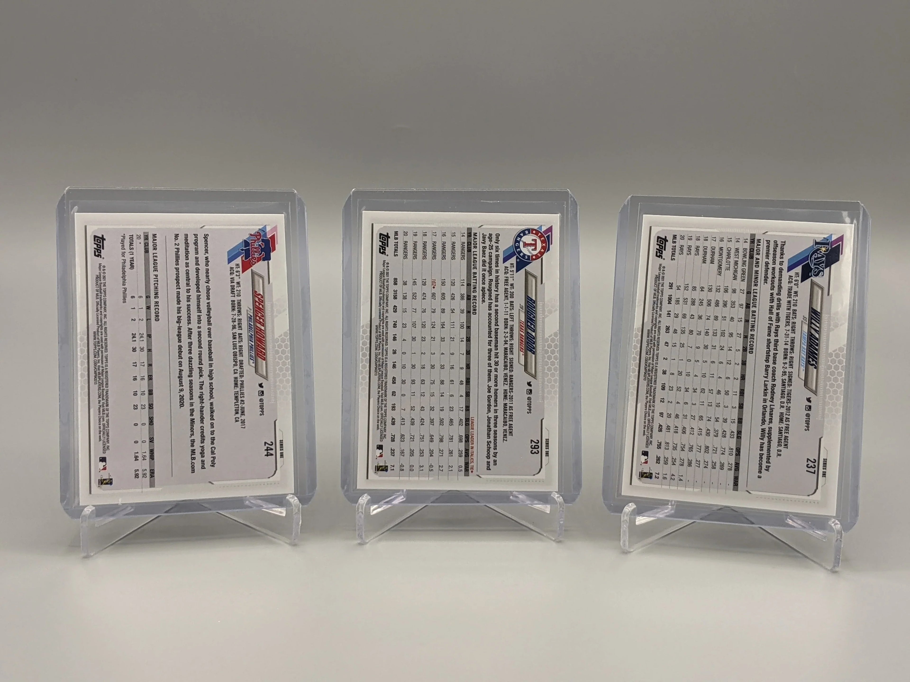 2021 Topps Rainbow Foil Lot Howard, Odor, Adames