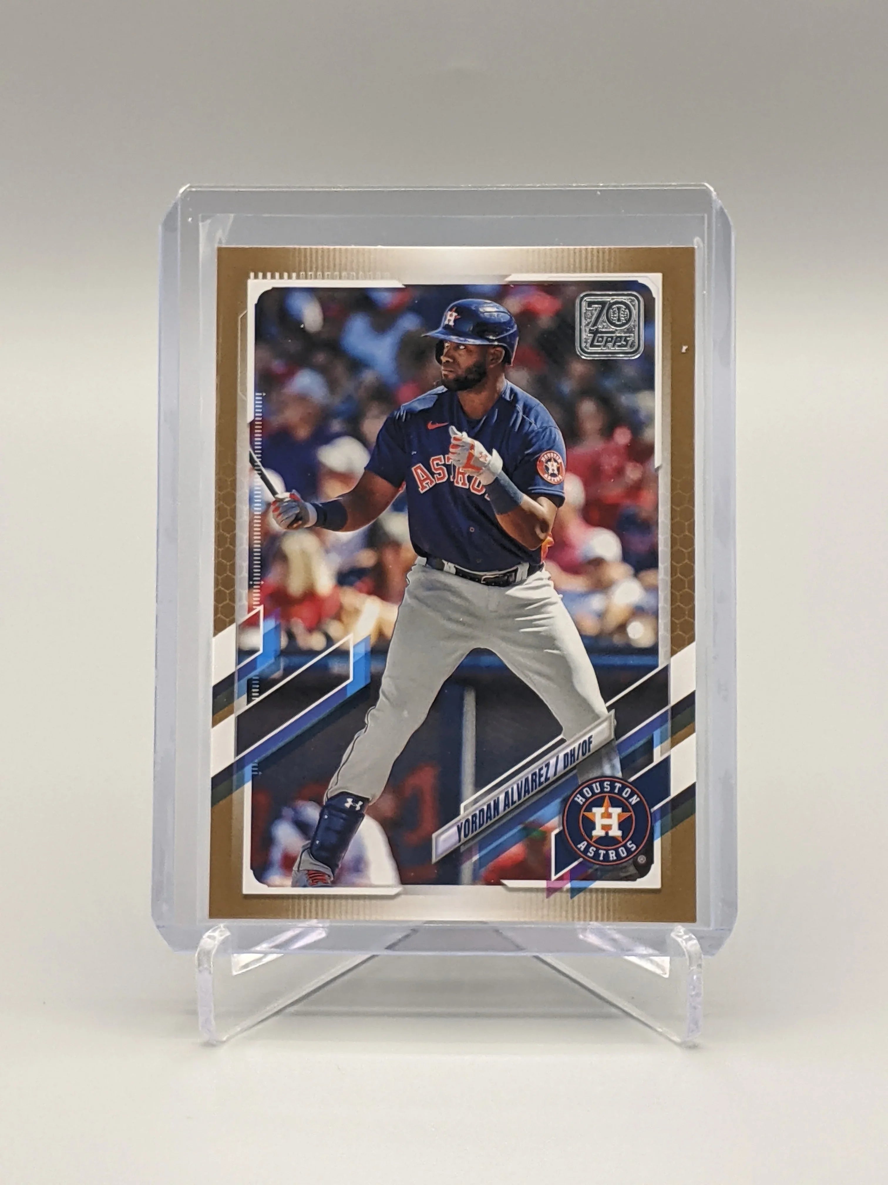2021 Topps Gold #300 Yordan Alvarez #/2021 Astros