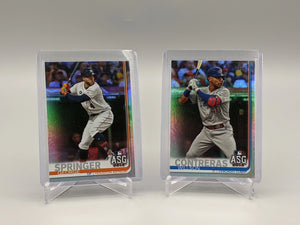 2019 Topps Update Rainbow Foil Lot (Springer, Contreras+) ASG