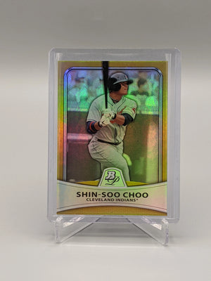2010 Bowman Platinum Gold Shin-Soo Choo Indians