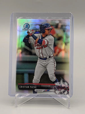 2017 Bowman Chrome Refractor Cristian Pache Braves