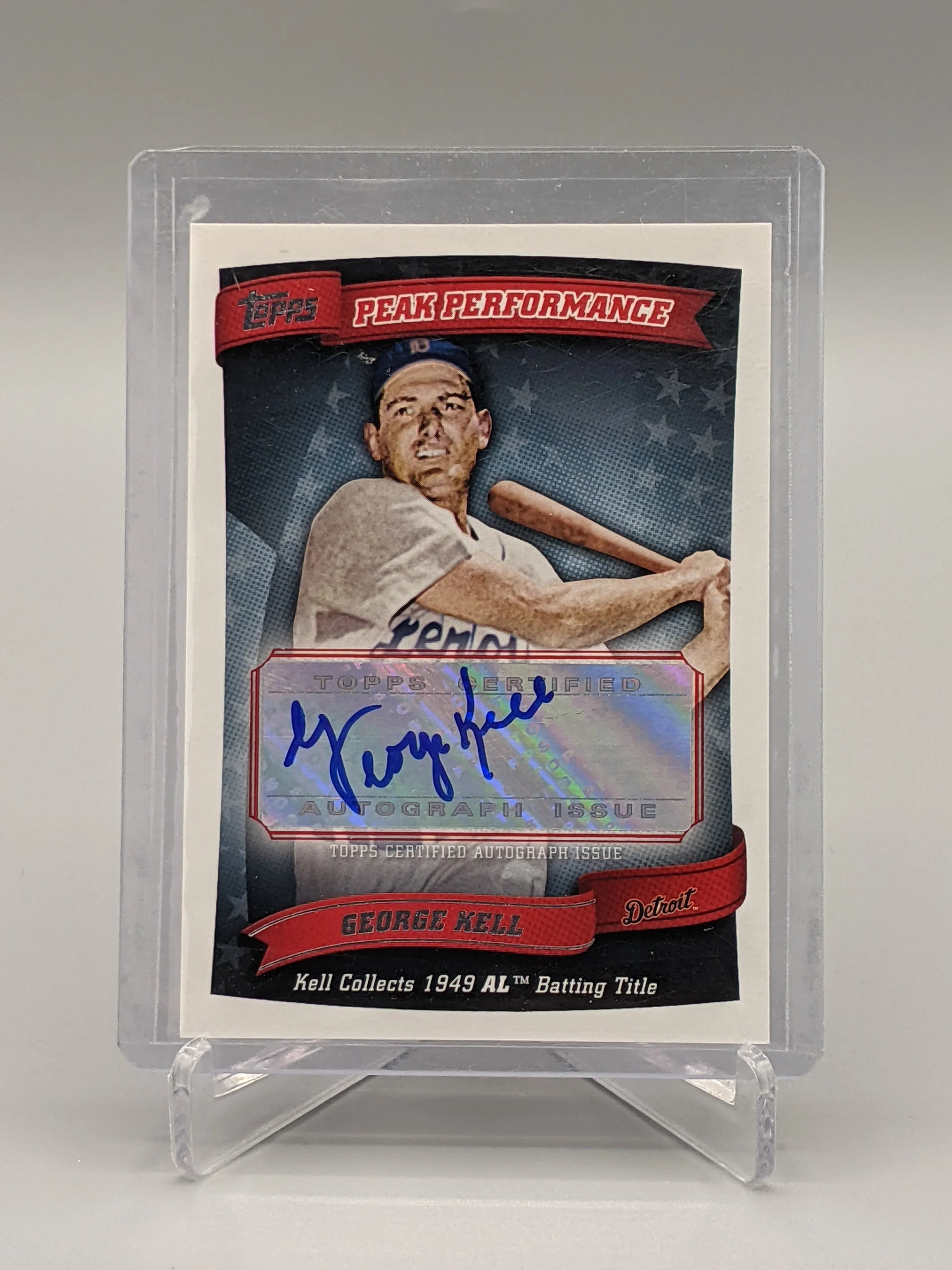 2010 Topps Peak Performance George Kell Tigers