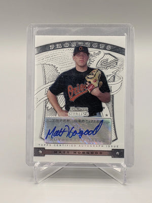 2009 Bowman Sterling Matt Hobgood Orioles
