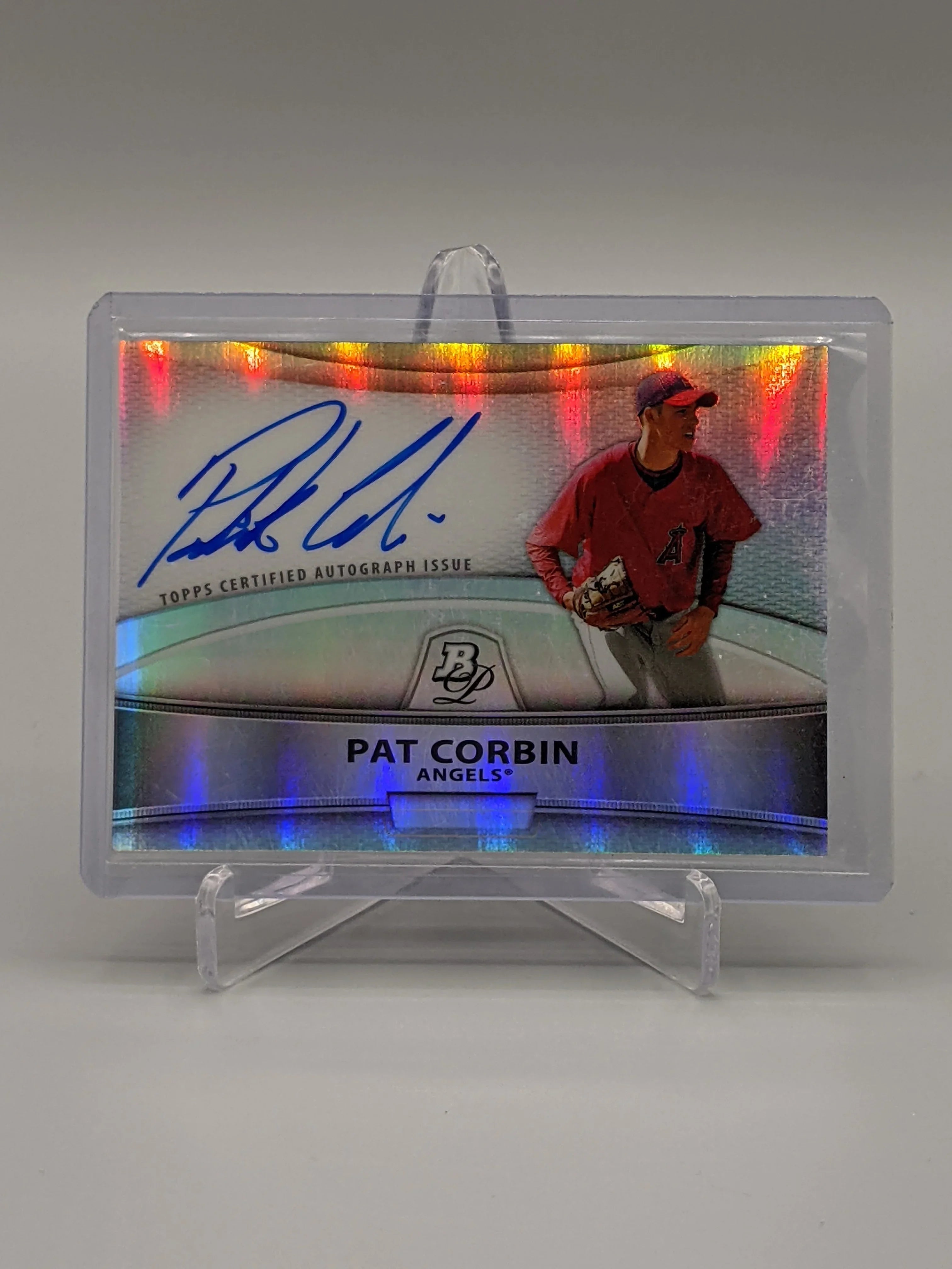 2010 Bowman Platinum Refractor Pat Corbin Angels
