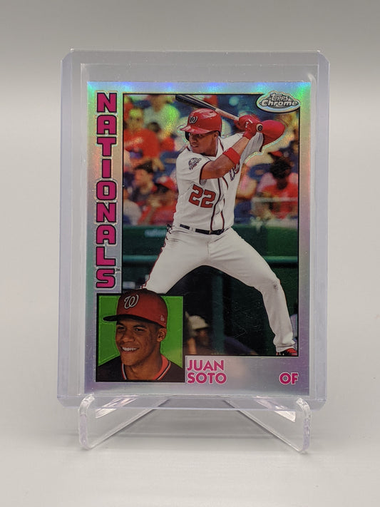 2019 Topps Chrome 84 Throwback #84TC-2 Juan Soto Nationals