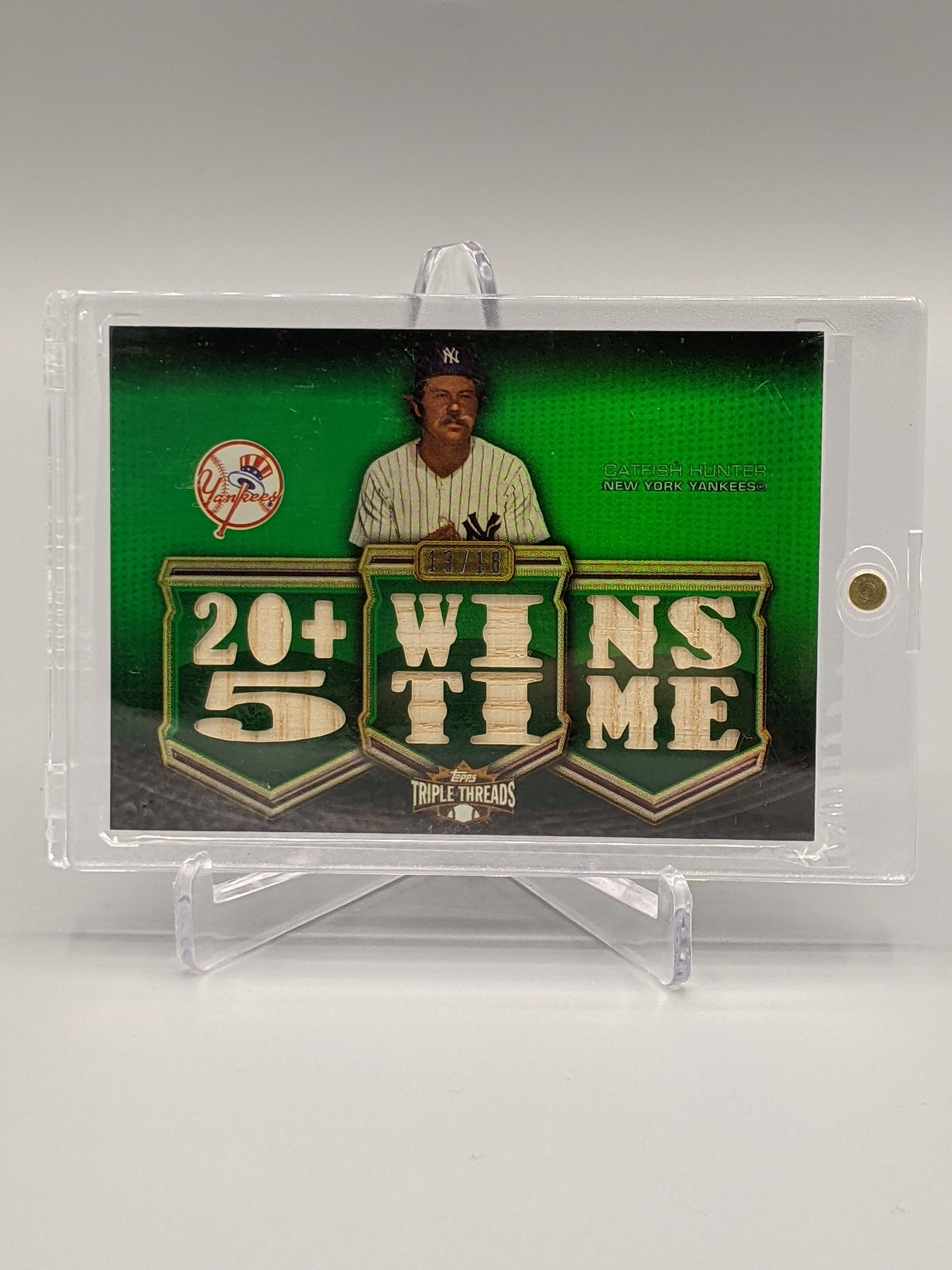 2010 Topps Triple Threads #TTR-44 Catfish Hunter #/18
