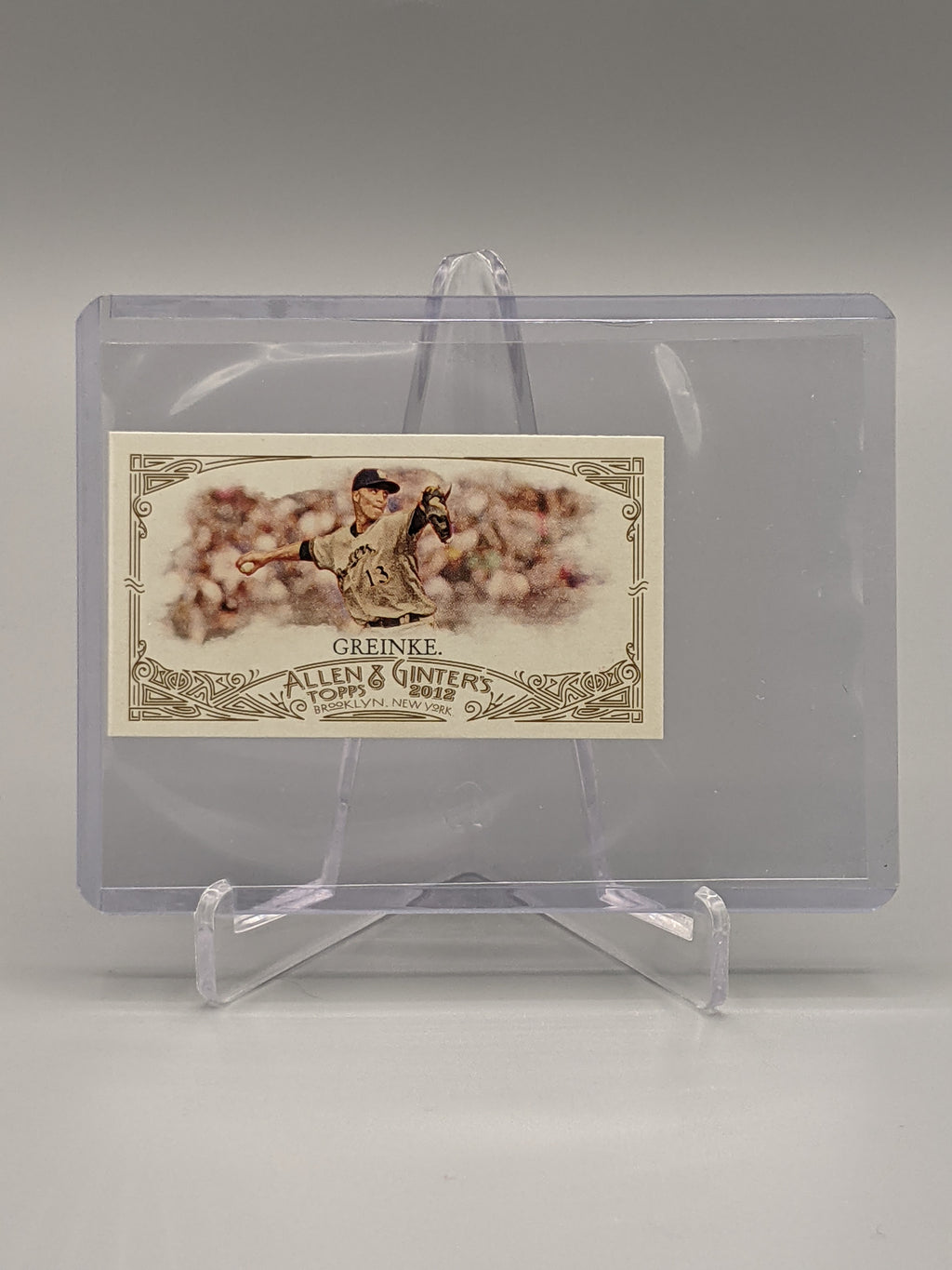 2012 Topps Allen & Ginter SP Mini #343 Zack Greinke Brewers