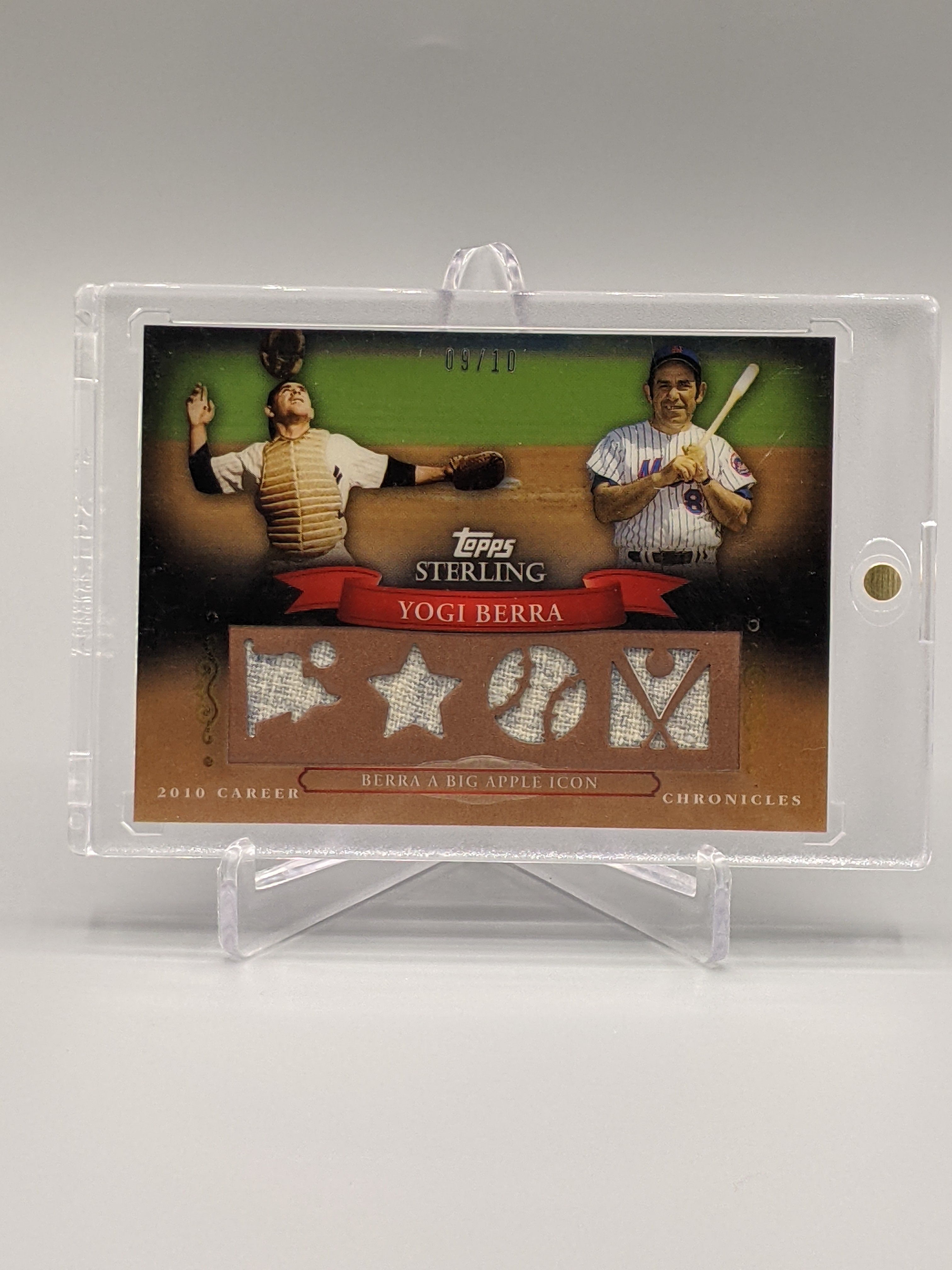 2010 Topps Sterling Career Chronicles #4CCR-11 Yogi Berra #/10 Yankees