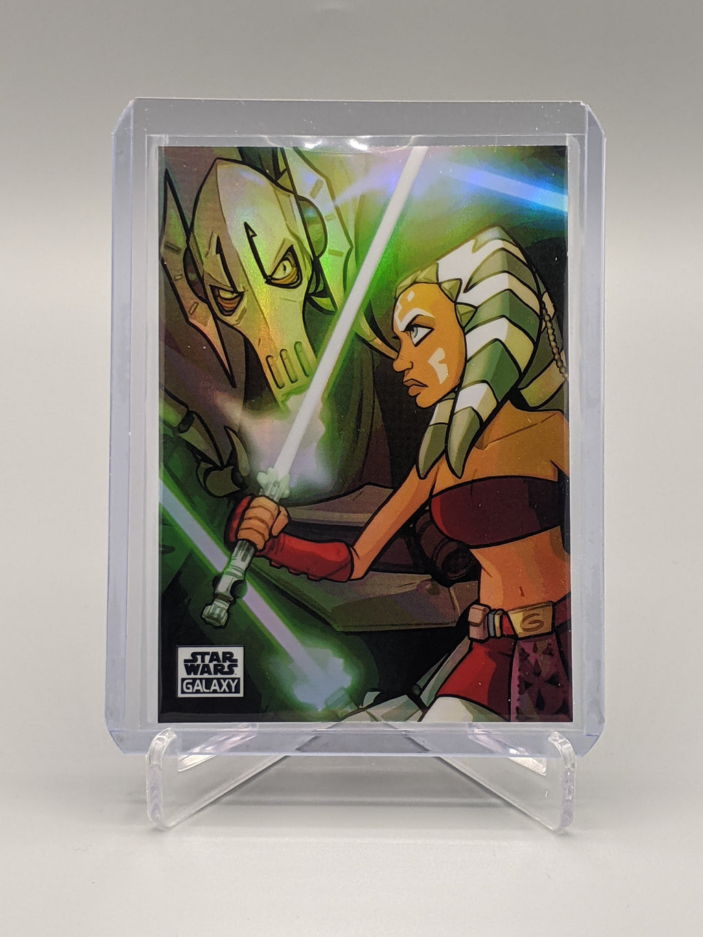 2021 Topps Chrome Star Wars Galaxy Refractor #45 A Padawan's Challenge