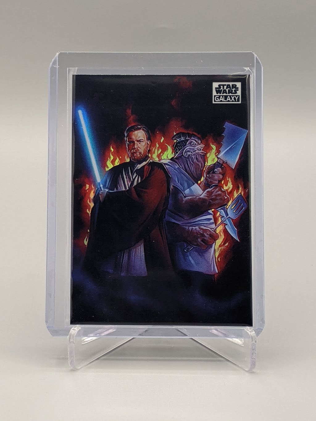2021 Topps Chrome Star Wars Galaxy Refractor #68 Offbeat Buddies