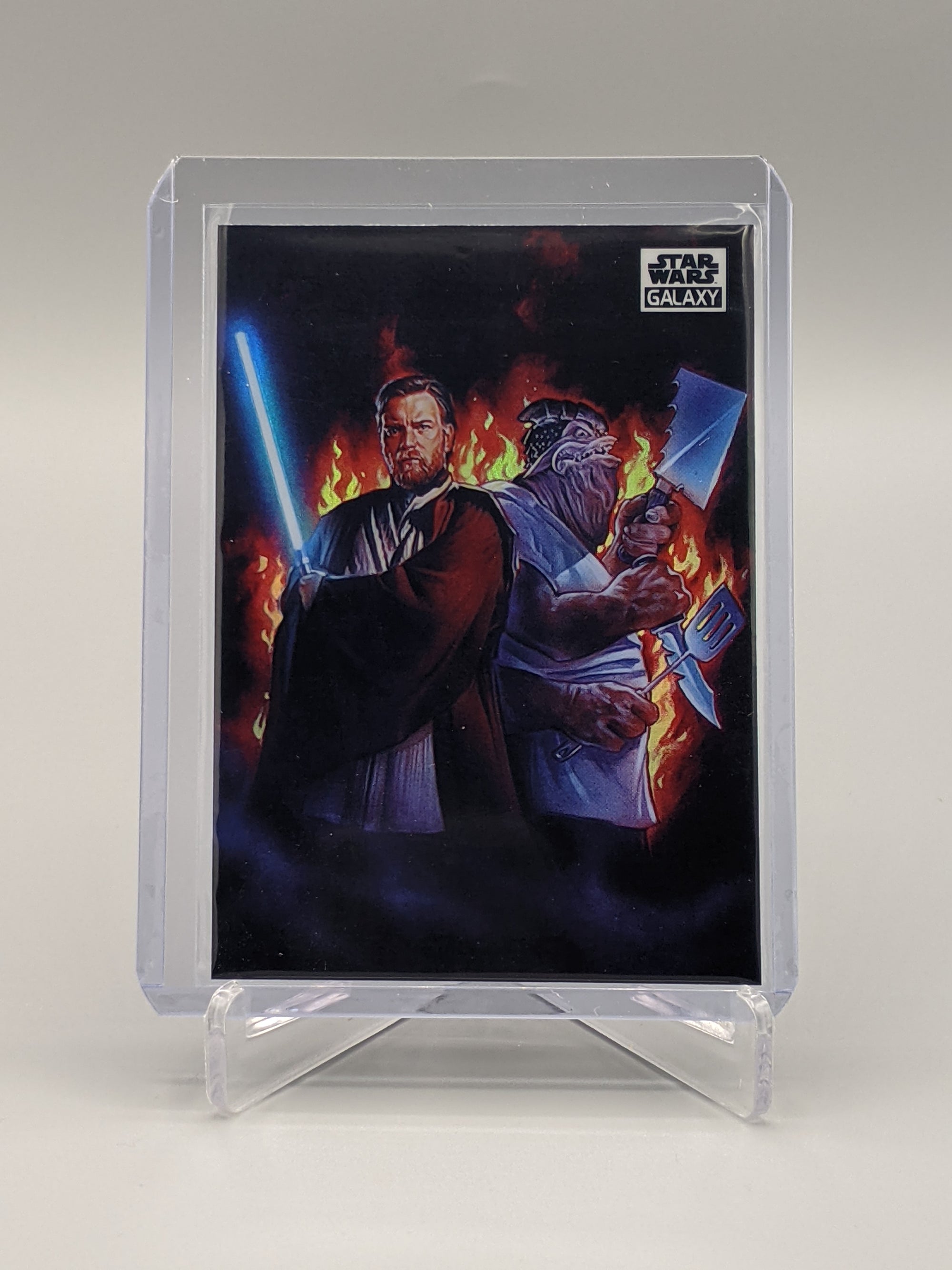 2021 Topps Chrome Star Wars Galaxy Refractor #68 Offbeat Buddies