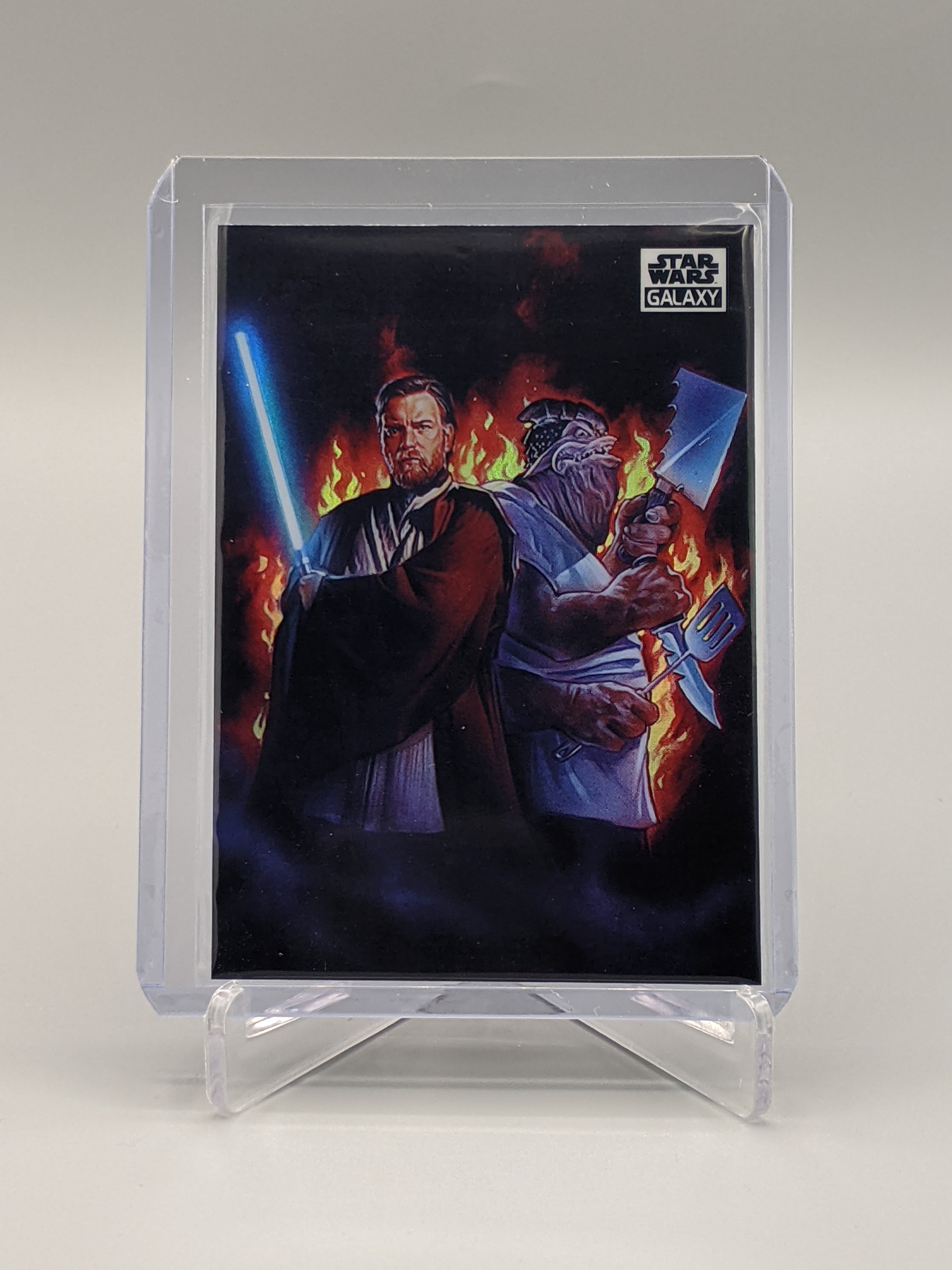 2021 Topps Chrome Star Wars Galaxy Refractor #68 Offbeat Buddies