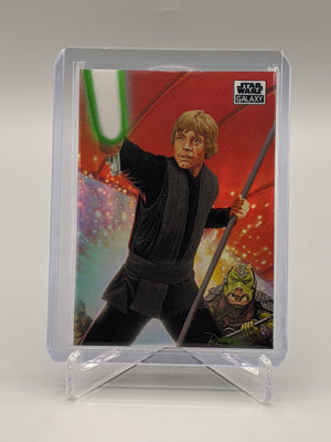 2021 Topps Chrome Star Wars Galaxy Refractor #89 Dashing Derring-Do